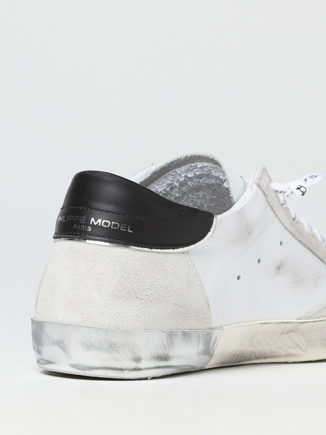 PHILIPPE MODEL SNEAKERS: Sneakers men Philippe Model, White 1 - Img 3
