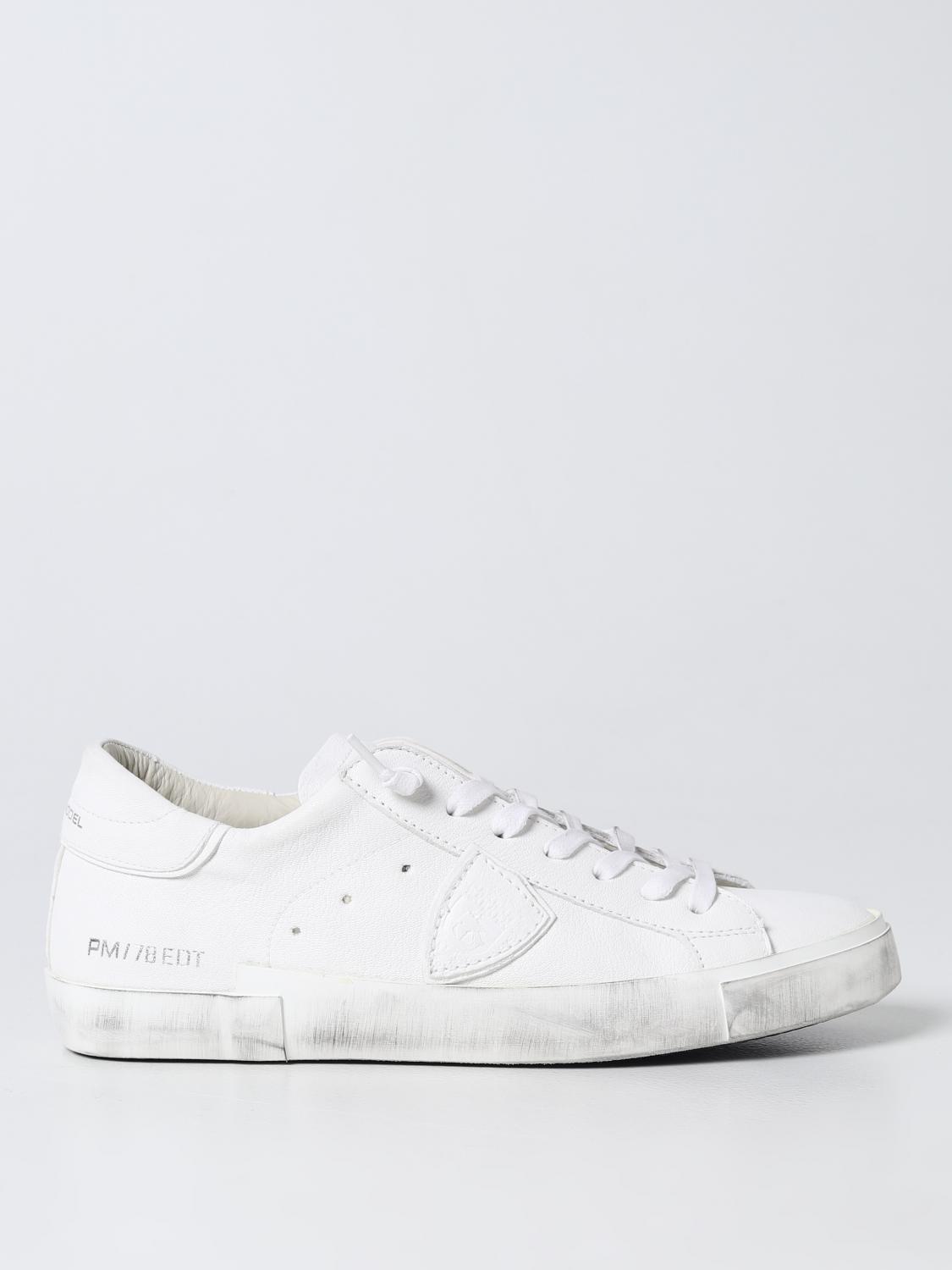 PHILIPPE MODEL SNEAKERS: Sneakers men Philippe Model, Milk - Img 1