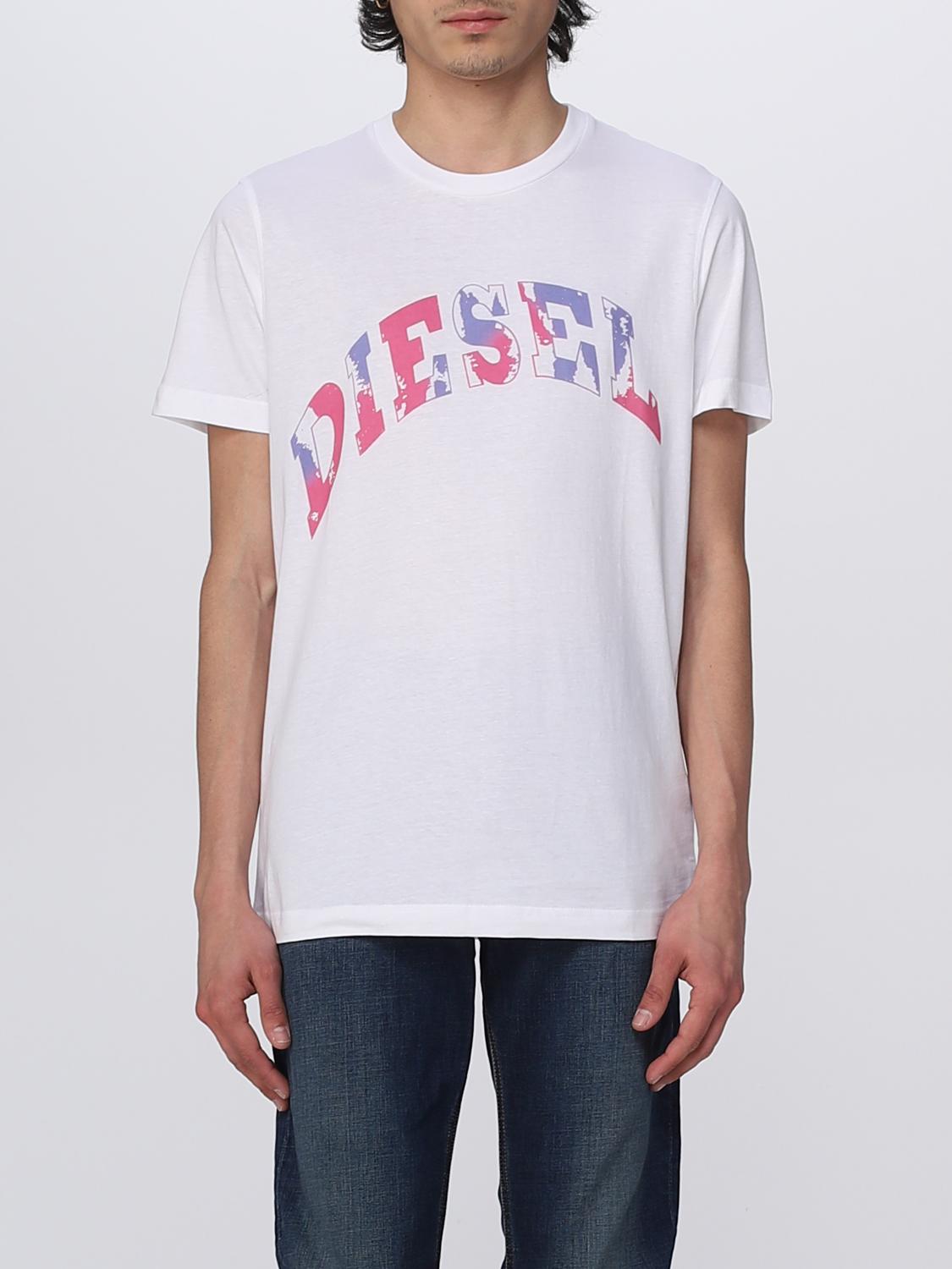 DIESEL CAMISETA: Camiseta hombre Diesel, Blanco - Img 1