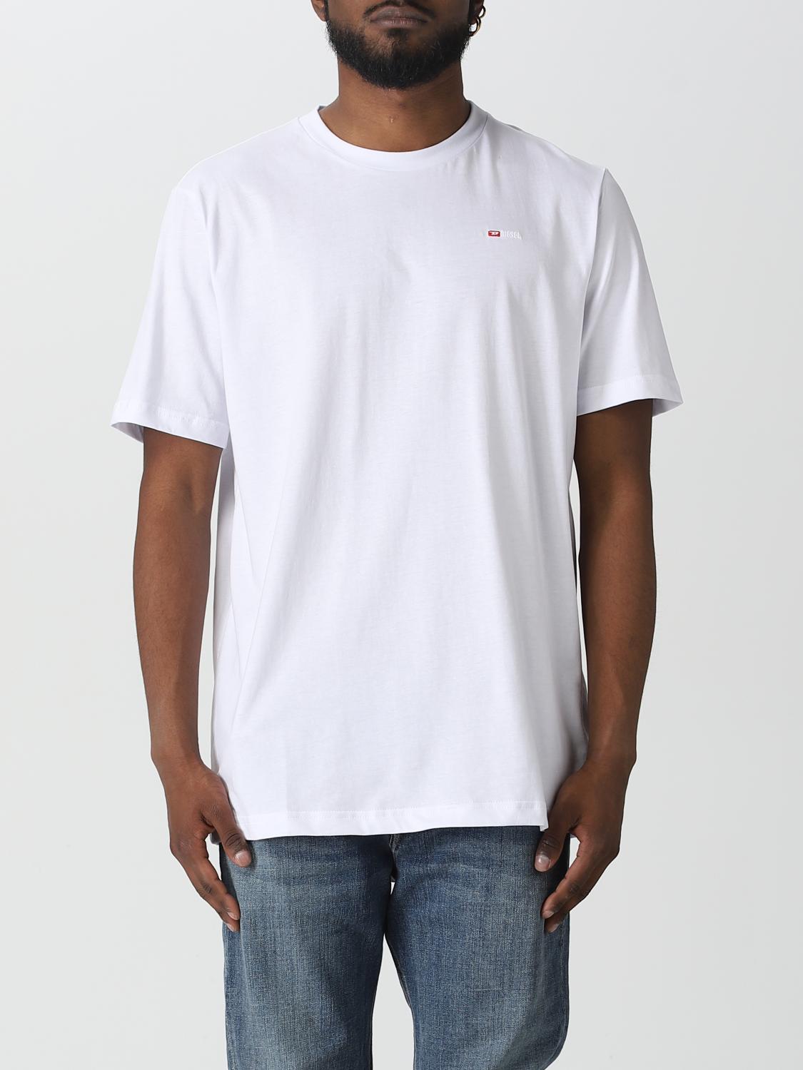 Dieselアウトレット：Tシャツ メンズ - ホワイト | GIGLIO.COM