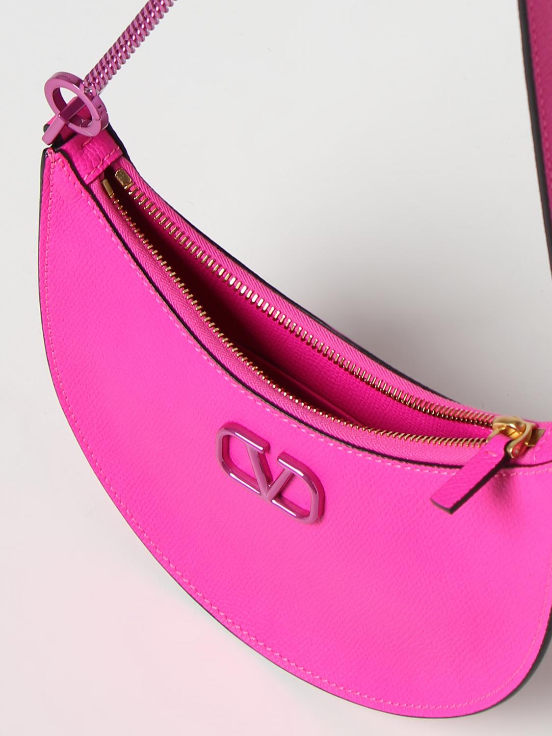 VALENTINO GARAVANI: Shoulder bag woman - Pink | Valentino