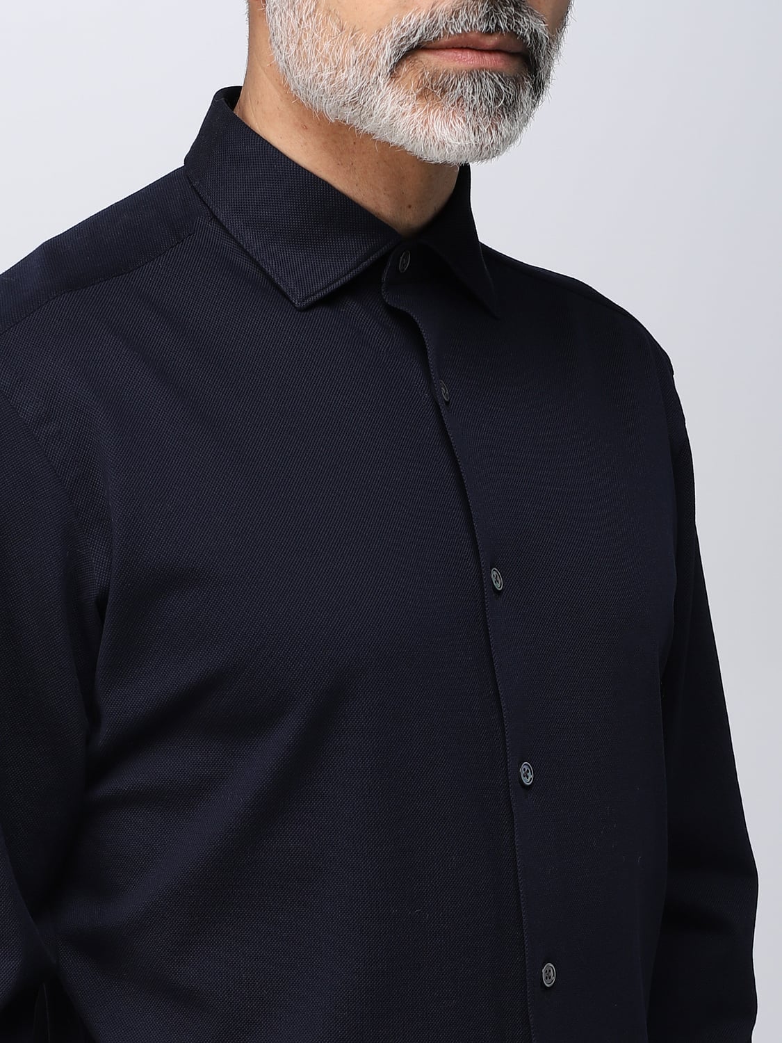 ZEGNA CAMICIA: Camicia Zegna in cotone, Blue - Img 5