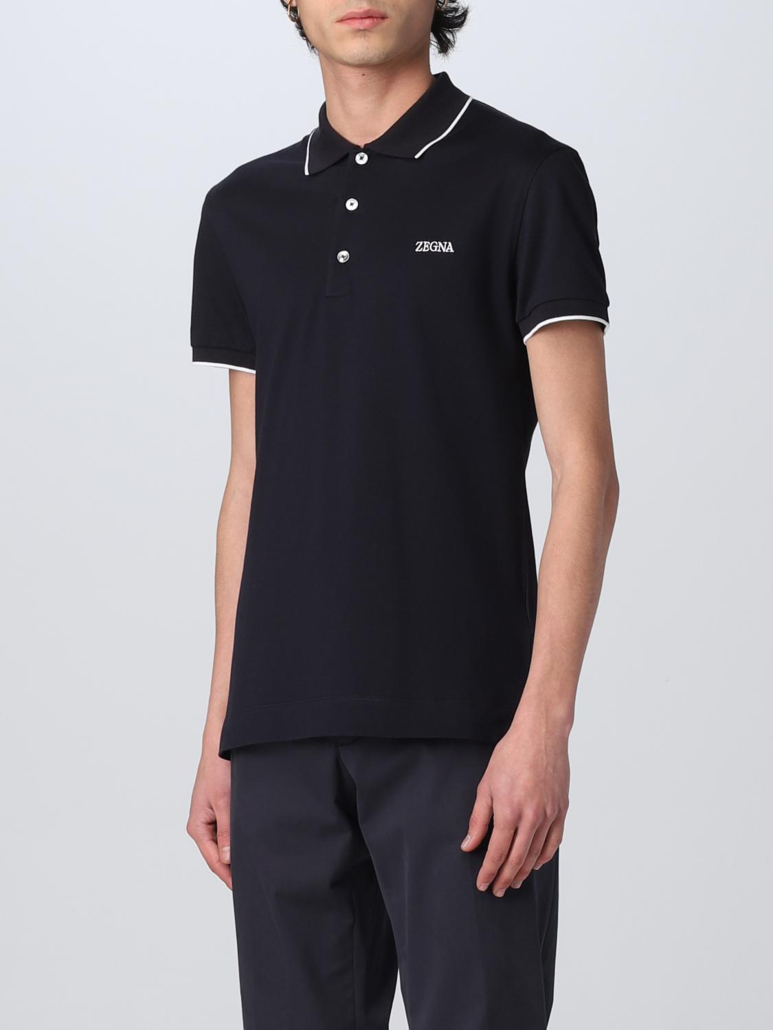 ZEGNA POLO: Polo hombre Zegna, Azul Oscuro - Img 4