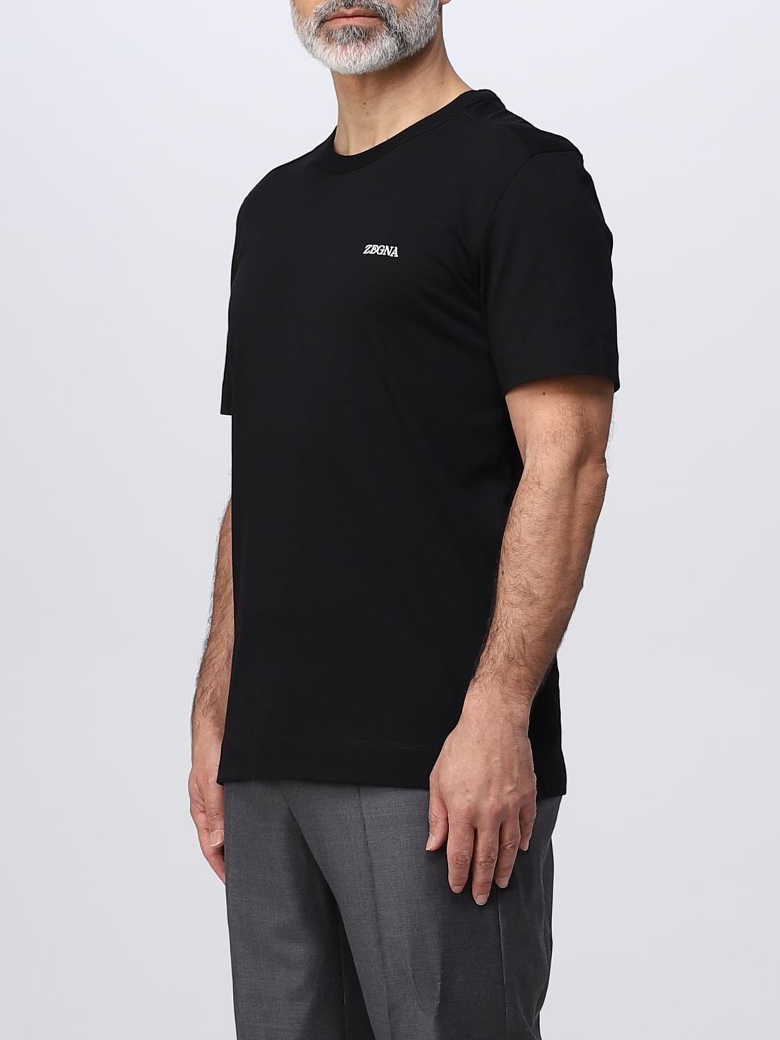 ZEGNA T-SHIRT: T-shirt men Zegna, Black - Img 4