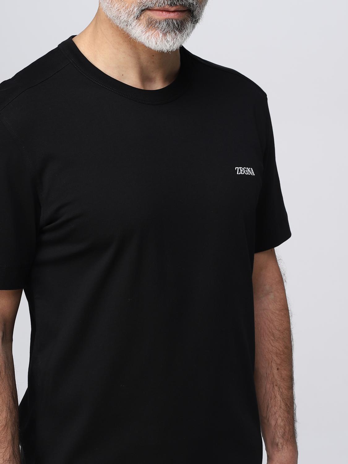 ZEGNA T-SHIRT: T-shirt men Zegna, Black - Img 5