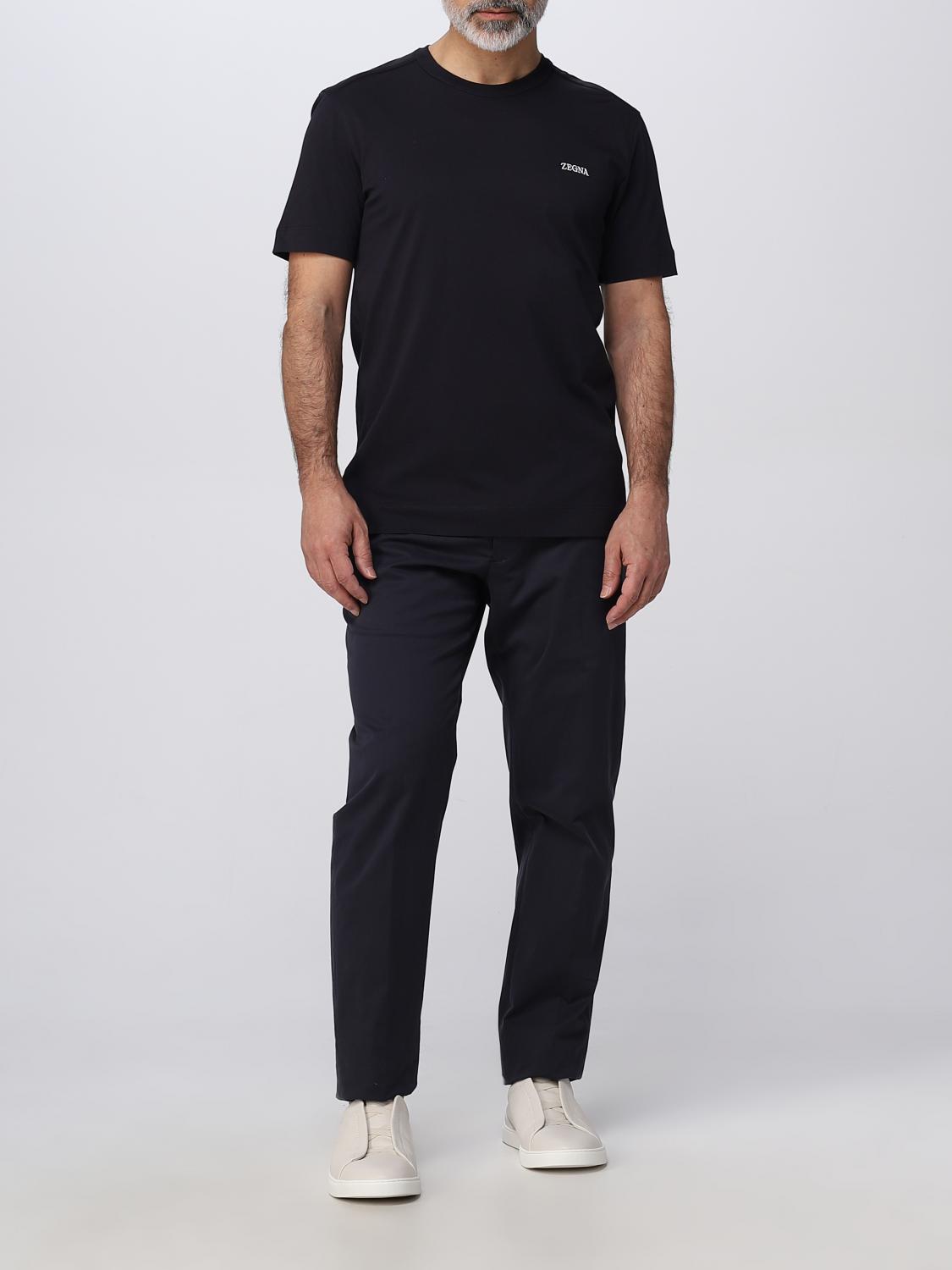 ZEGNA T-SHIRT: T-shirt herren Zegna, Blau - Img 2