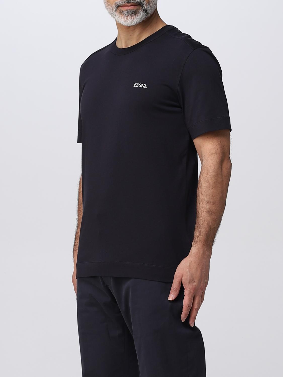 ZEGNA T-SHIRT: T-shirt herren Zegna, Blau - Img 4
