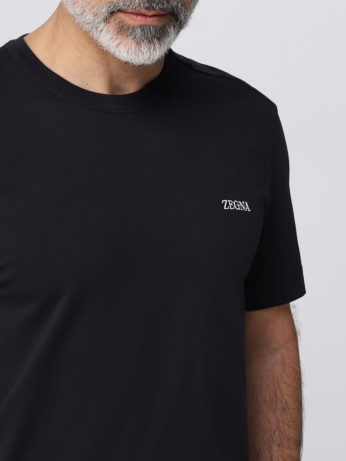 ZEGNA T-SHIRT: T-shirt herren Zegna, Blau - Img 5