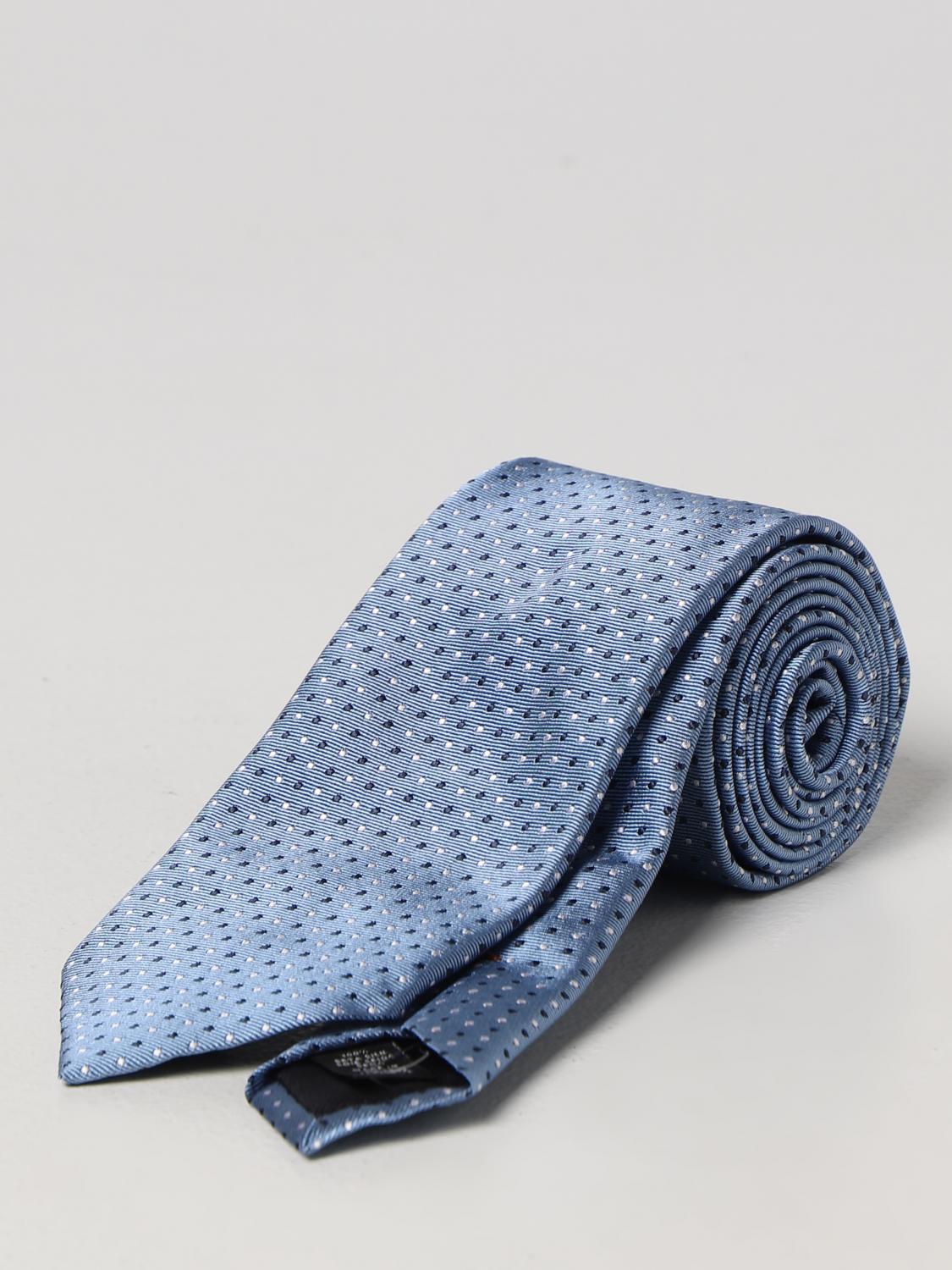 ZEGNA: Tie men - Gnawed Blue | Zegna tie 1P8Z5D05TA5 online at GIGLIO.COM