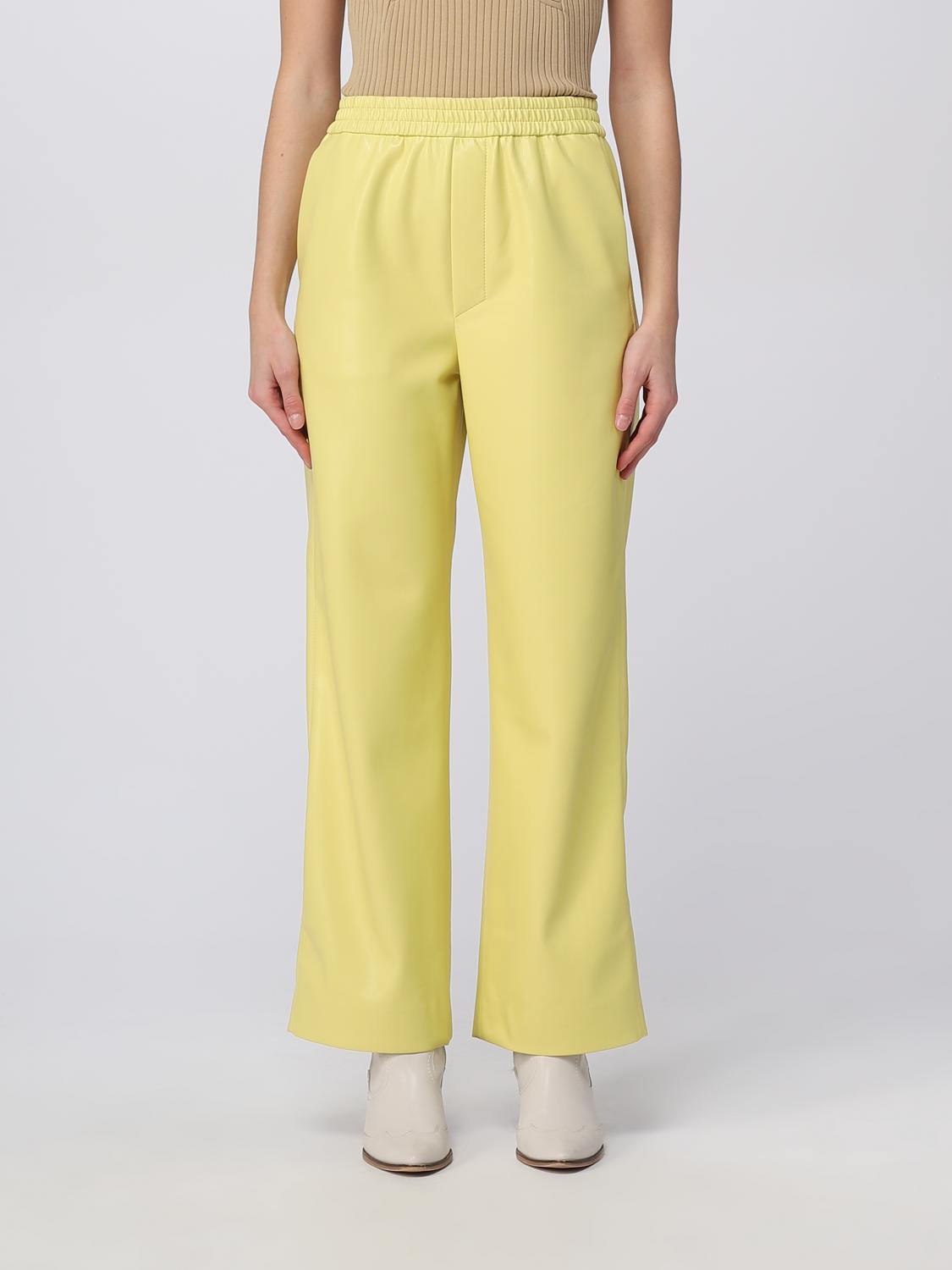 パンツ nanushka SS23 Lorca' pants (NW23RSPA01614 YELLOW) NANUSHKA: Pants woman - Yellow | Nanushka pants