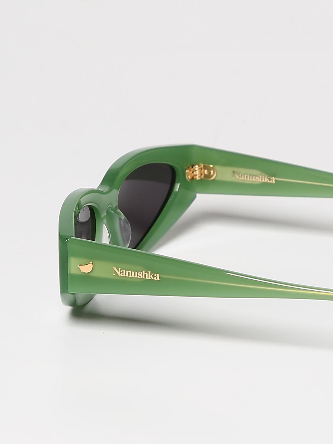 NANUSHKA GAFAS DE SOL: Gafas mujer Nanushka, Verde - Img 4
