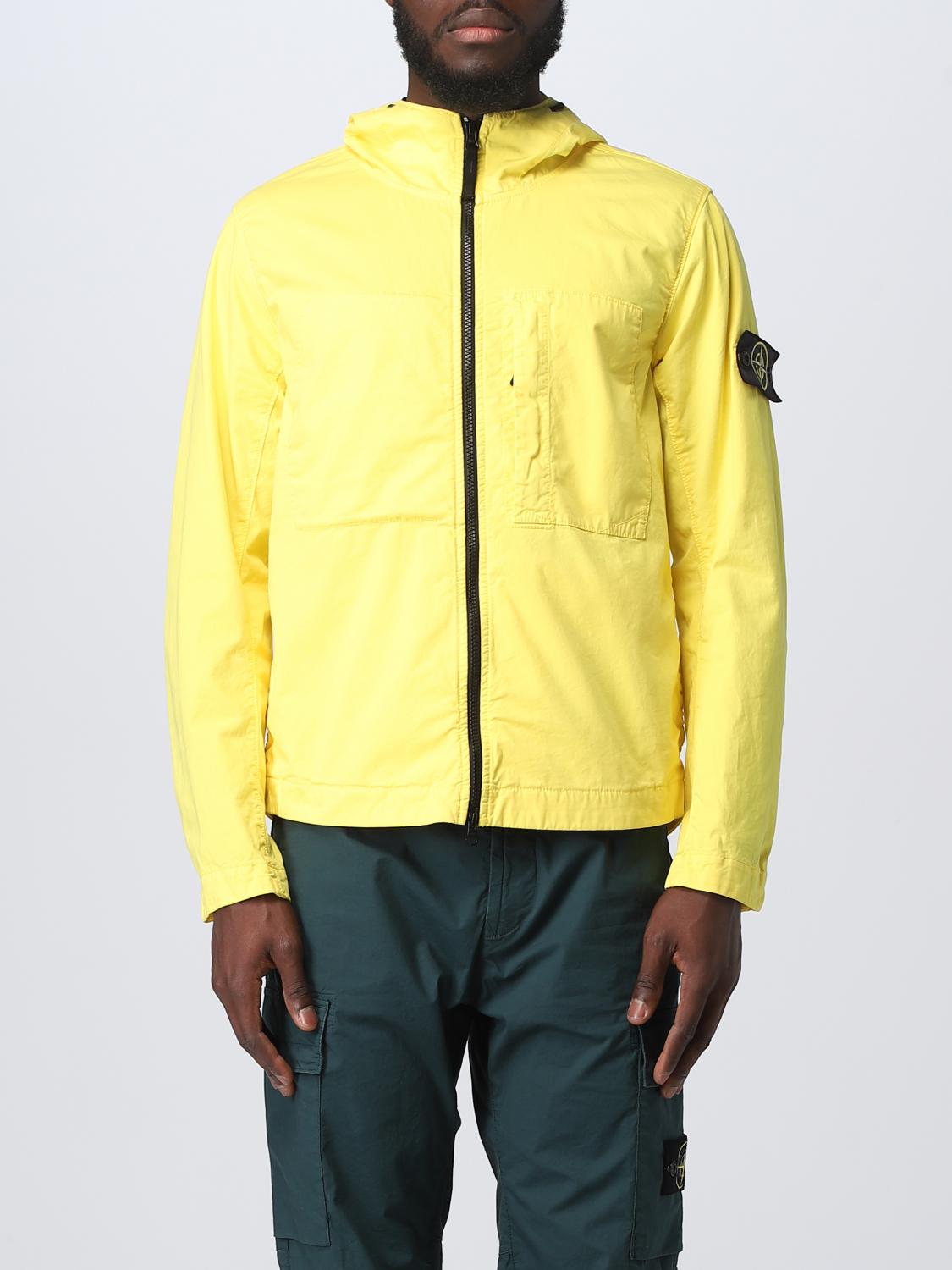 STONE ISLAND ジャケット: ジャケット メンズ Stone Island, イエロー - Img 1