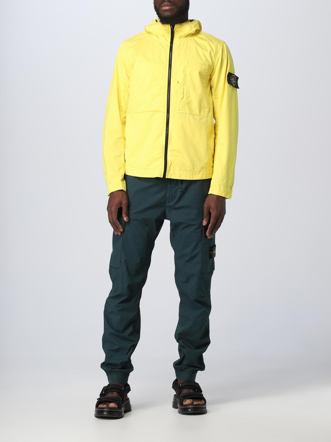 STONE ISLAND ジャケット: ジャケット メンズ Stone Island, イエロー - Img 2