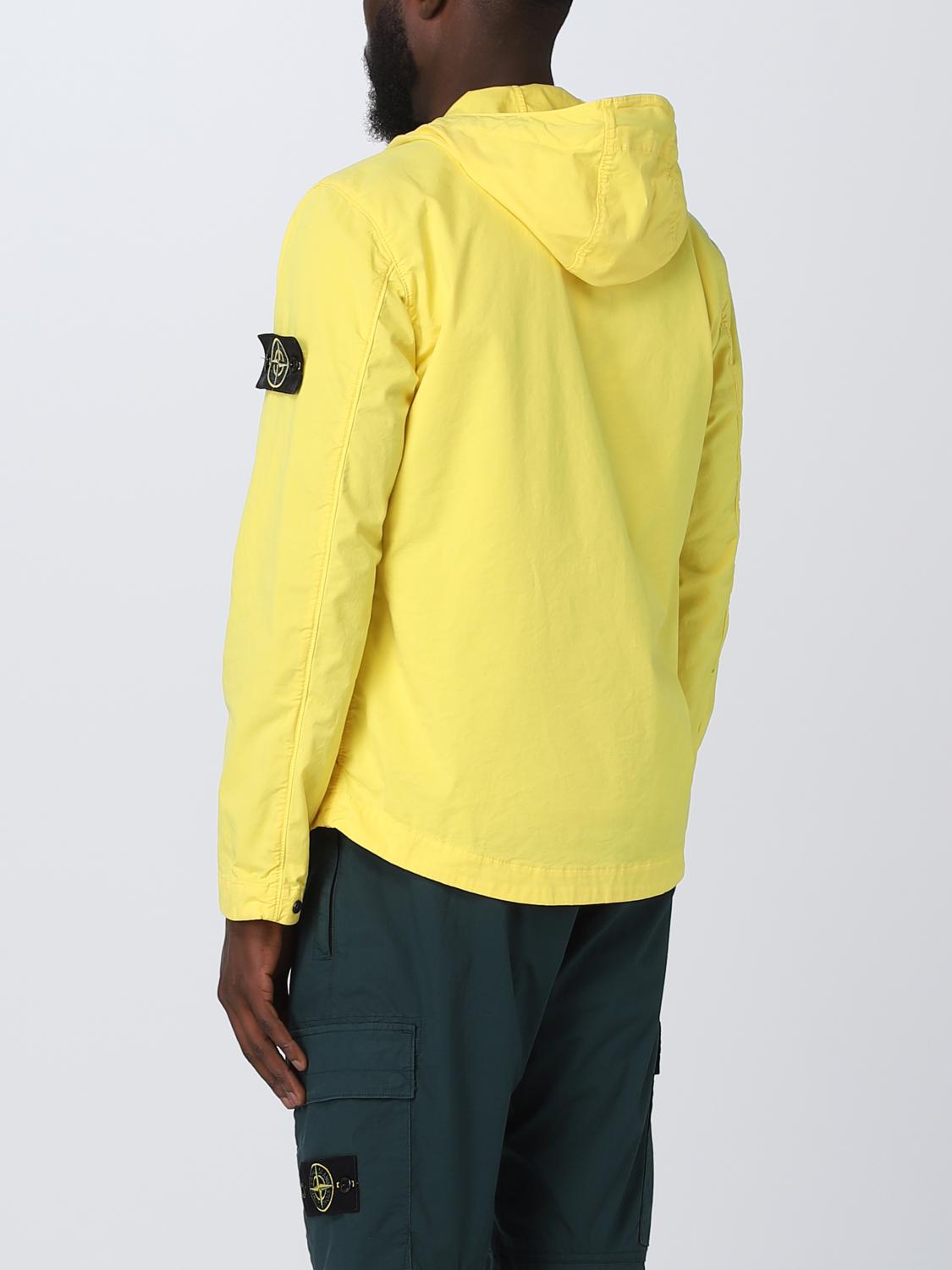 STONE ISLAND ジャケット: ジャケット メンズ Stone Island, イエロー - Img 3