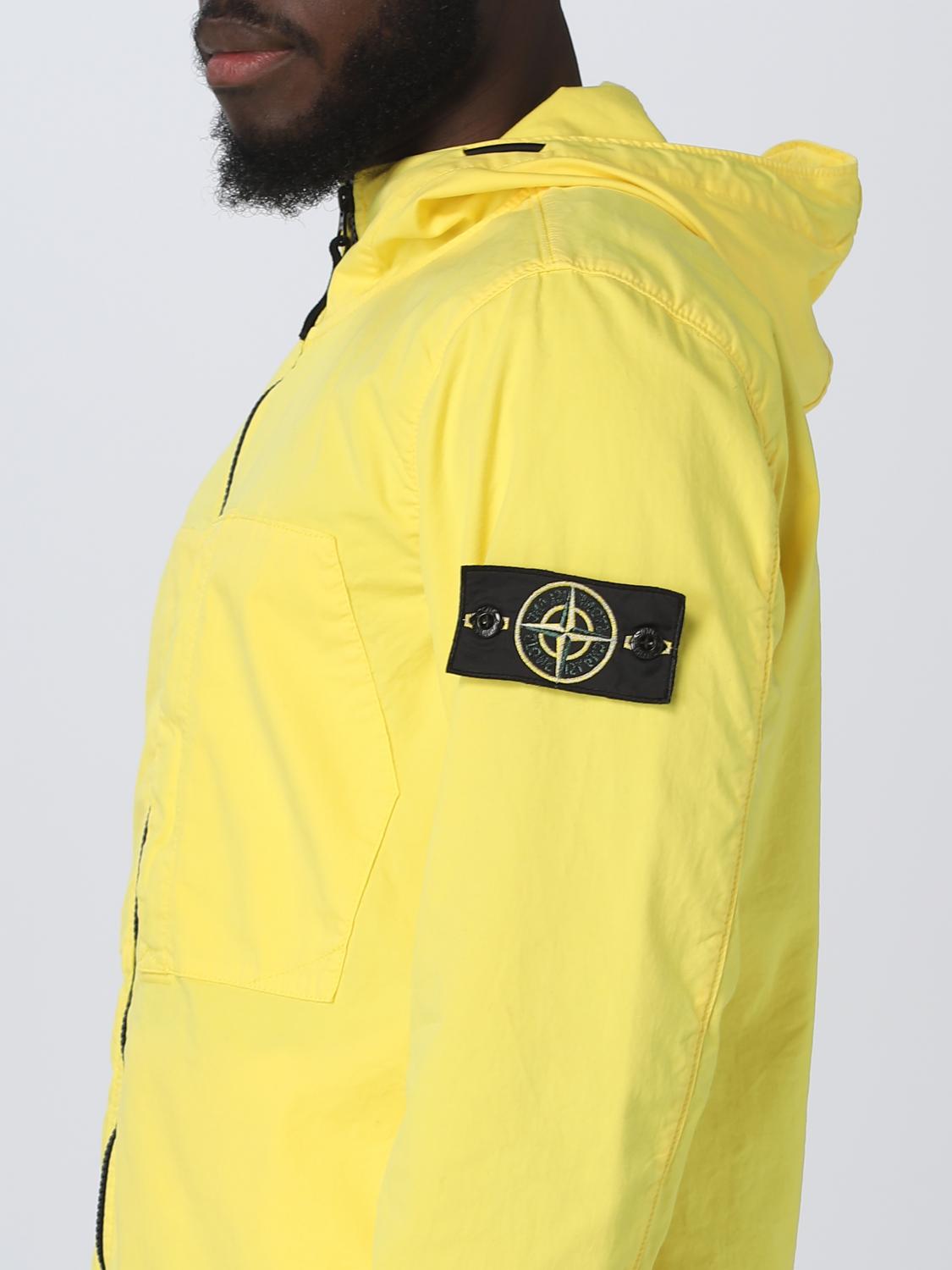 STONE ISLAND ジャケット: ジャケット メンズ Stone Island, イエロー - Img 5