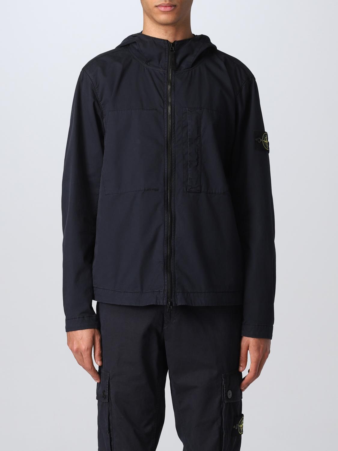 STONE ISLAND 外套: 外套 男士 Stone Island, 蓝色 - Img 1