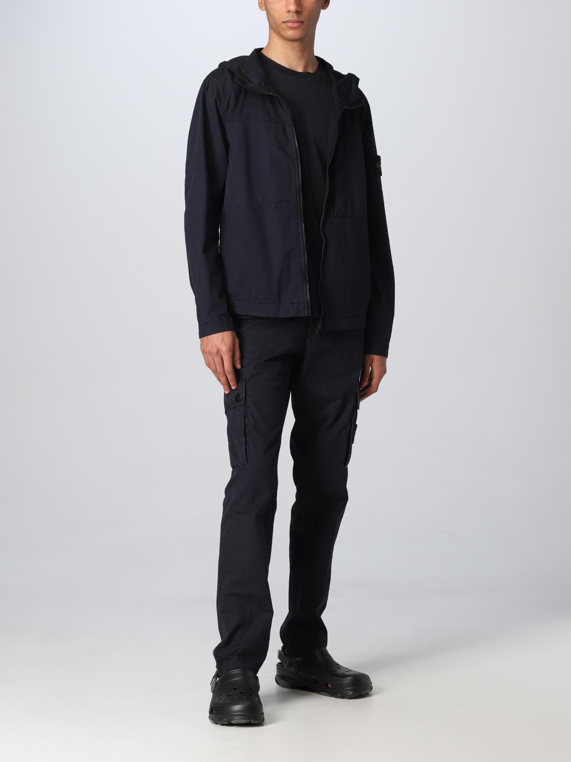 STONE ISLAND 外套: 外套 男士 Stone Island, 蓝色 - Img 2