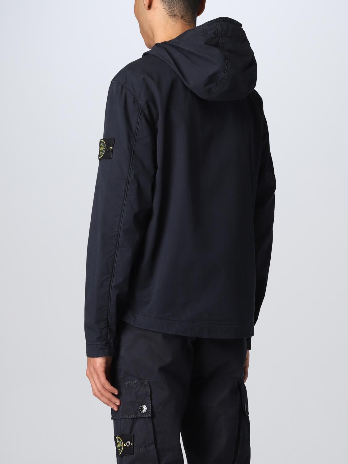 STONE ISLAND 外套: 外套 男士 Stone Island, 蓝色 - Img 3