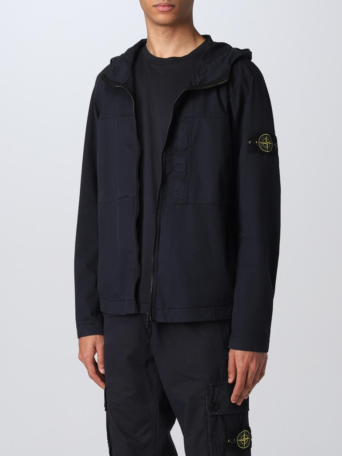 STONE ISLAND 外套: 外套 男士 Stone Island, 蓝色 - Img 4