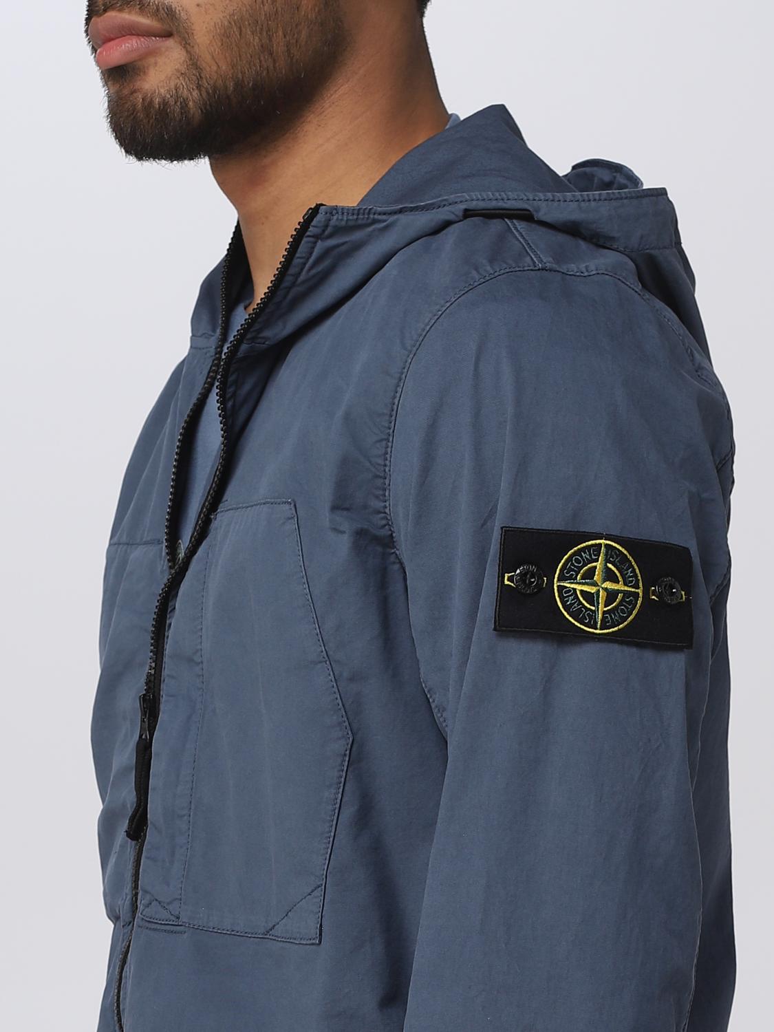 STONE ISLAND 外套: 外套 男士 Stone Island, 蓝色 1 - Img 5