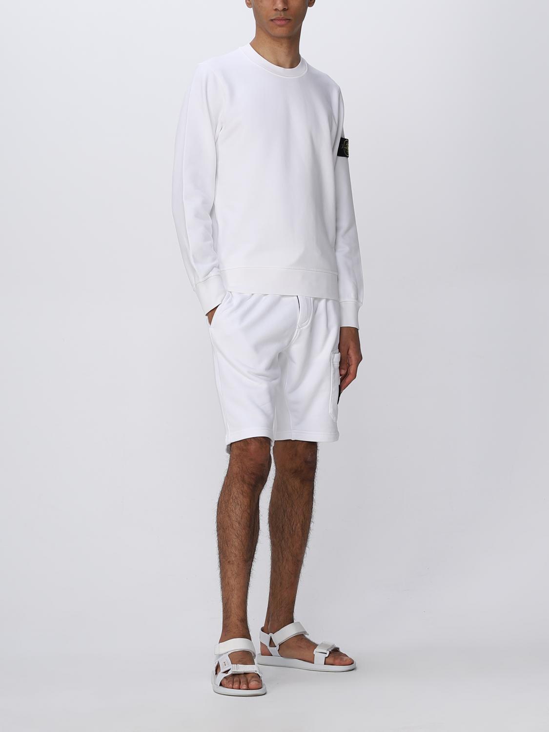 STONE ISLAND SWEATSHIRT: Sweatshirt men Stone Island, White - Img 2