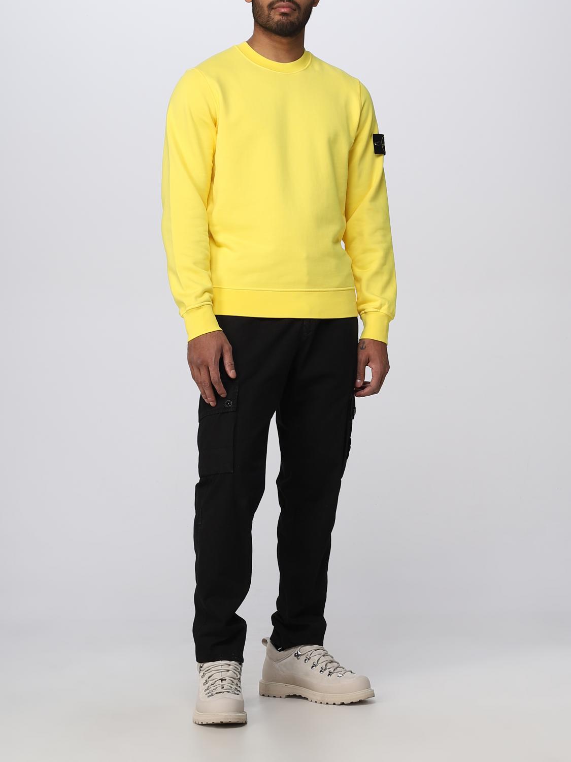 STONE ISLAND SWEATSHIRT: Sweatshirt men Stone Island, Yellow - Img 2