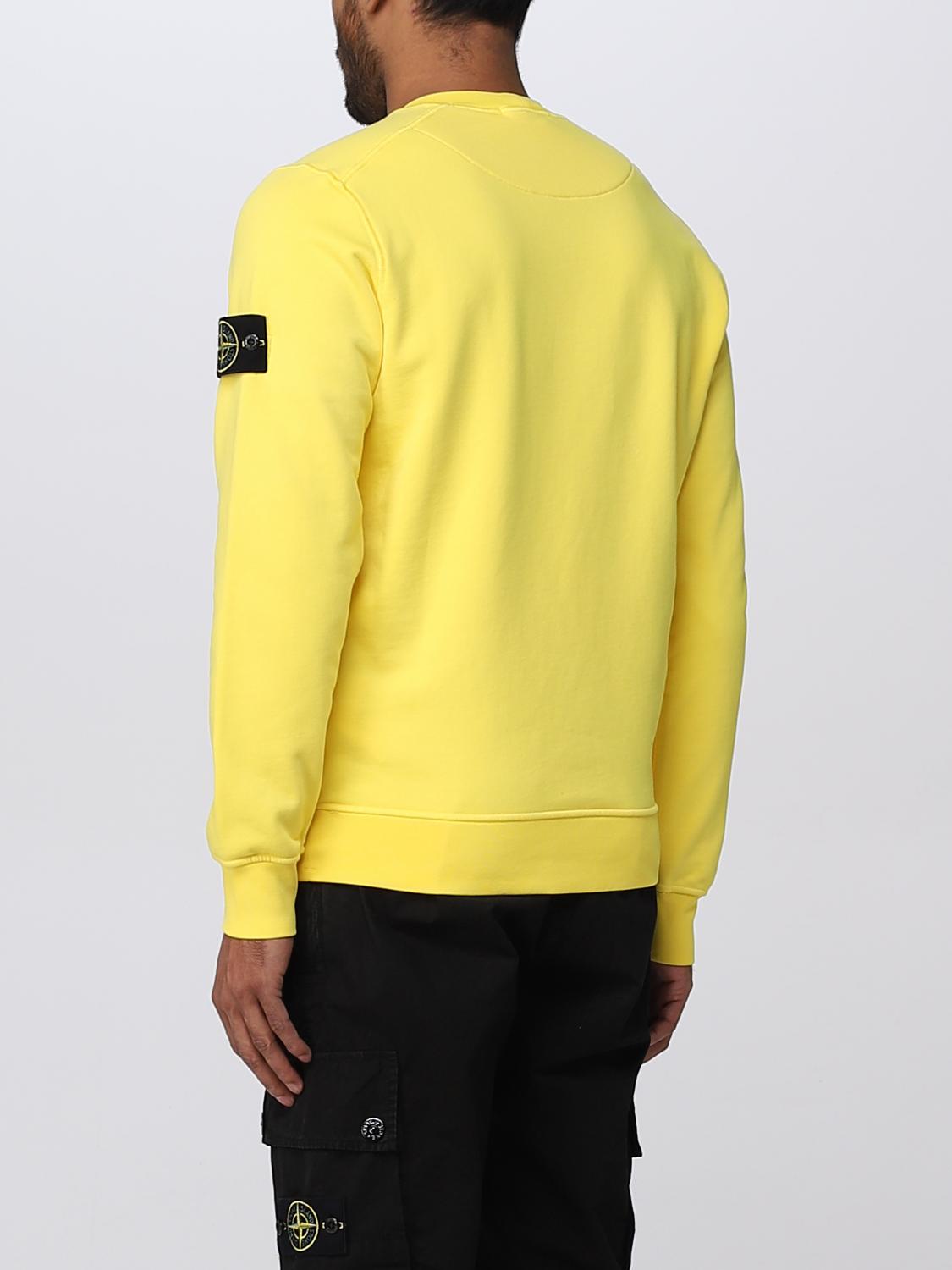 STONE ISLAND SWEATSHIRT: Sweatshirt men Stone Island, Yellow - Img 3