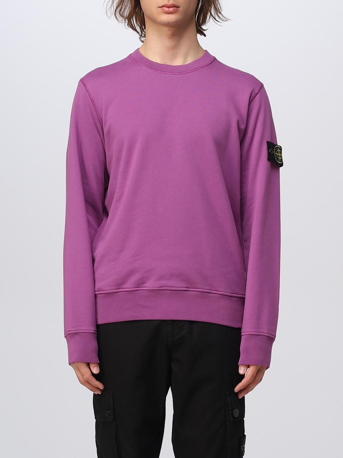 STONE ISLAND SWEATSHIRT: Sweatshirt men Stone Island, Fuchsia - Img 1