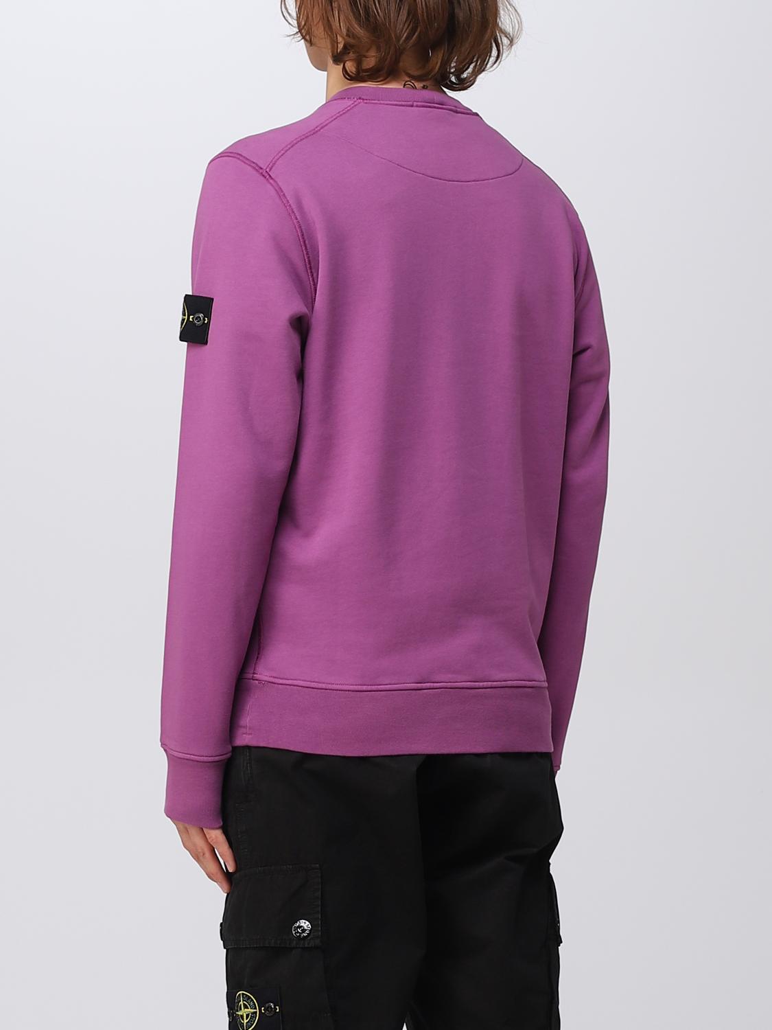 STONE ISLAND SWEATSHIRT: Sweatshirt men Stone Island, Fuchsia - Img 2