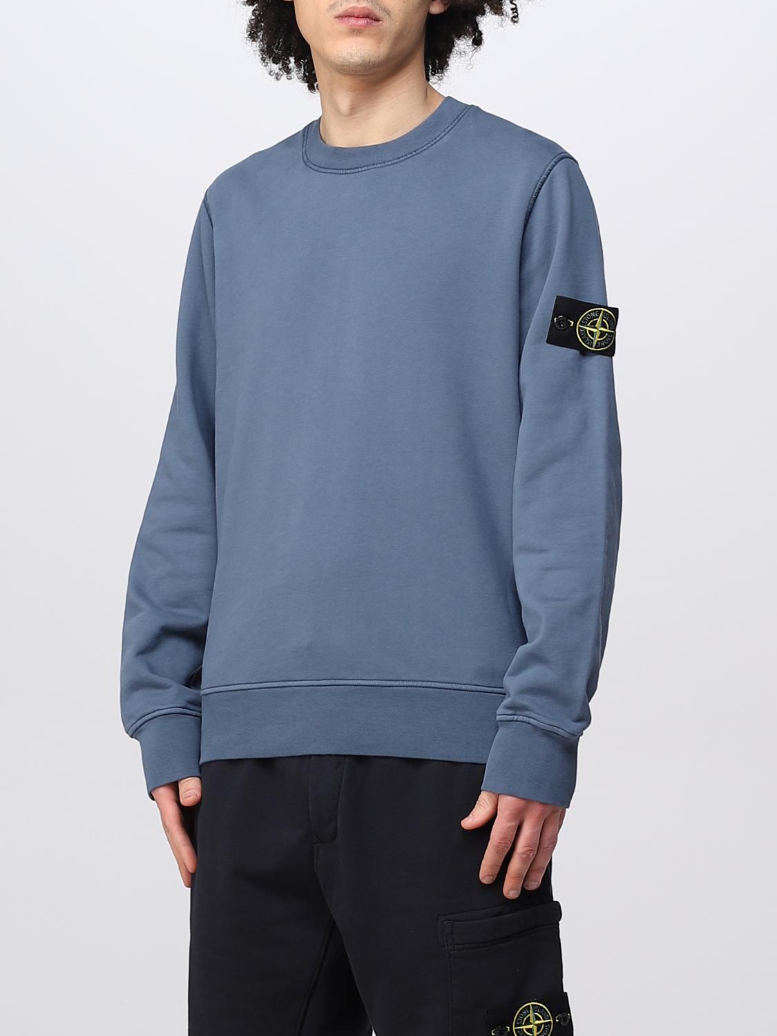 STONE ISLAND SWEATSHIRT: Sweatshirt men Stone Island, Blue - Img 3