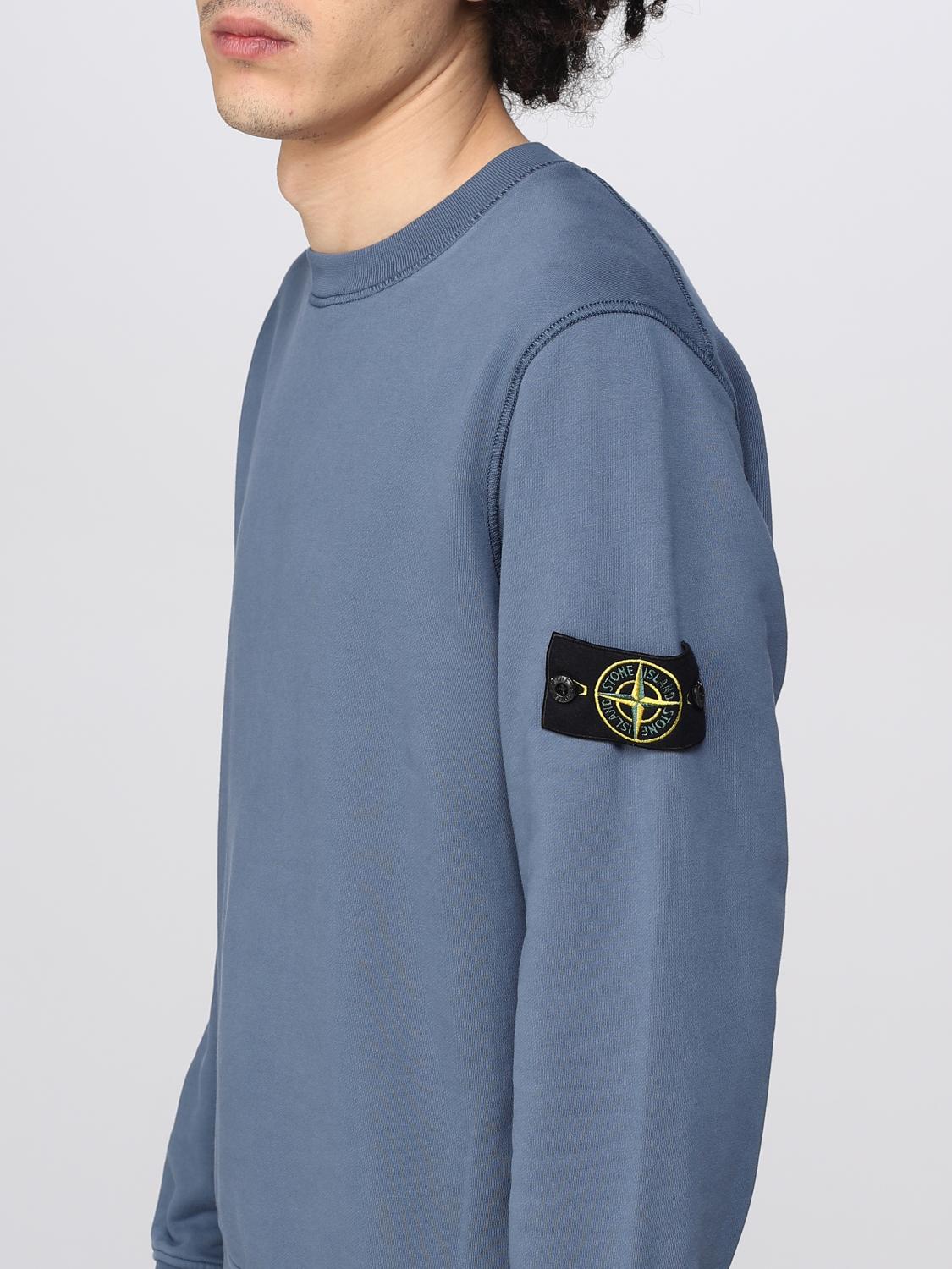 STONE ISLAND SWEATSHIRT: Sweatshirt men Stone Island, Blue - Img 4
