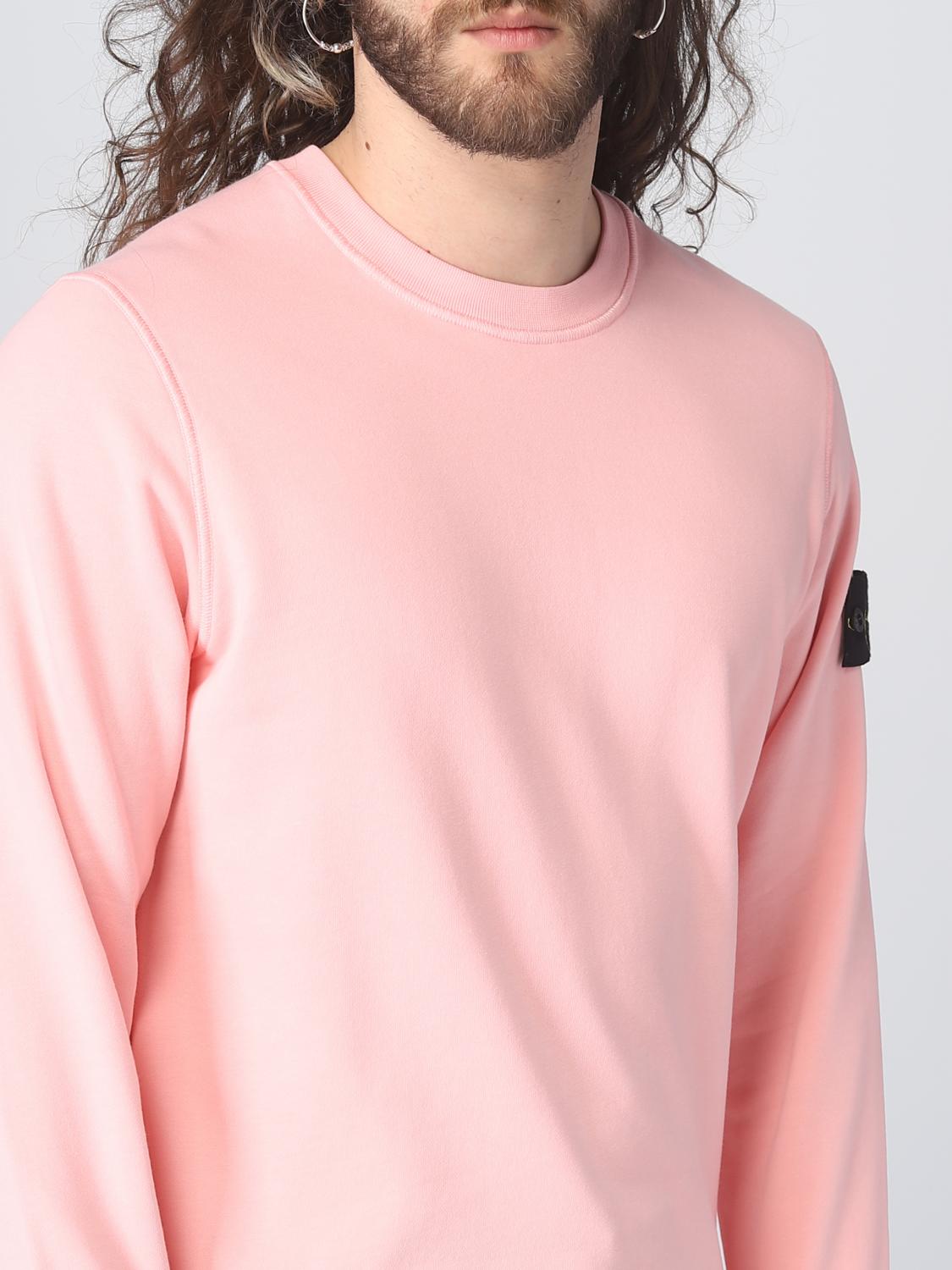 STONE ISLAND SWEATSHIRT: Sweatshirt men Stone Island, Pink - Img 5