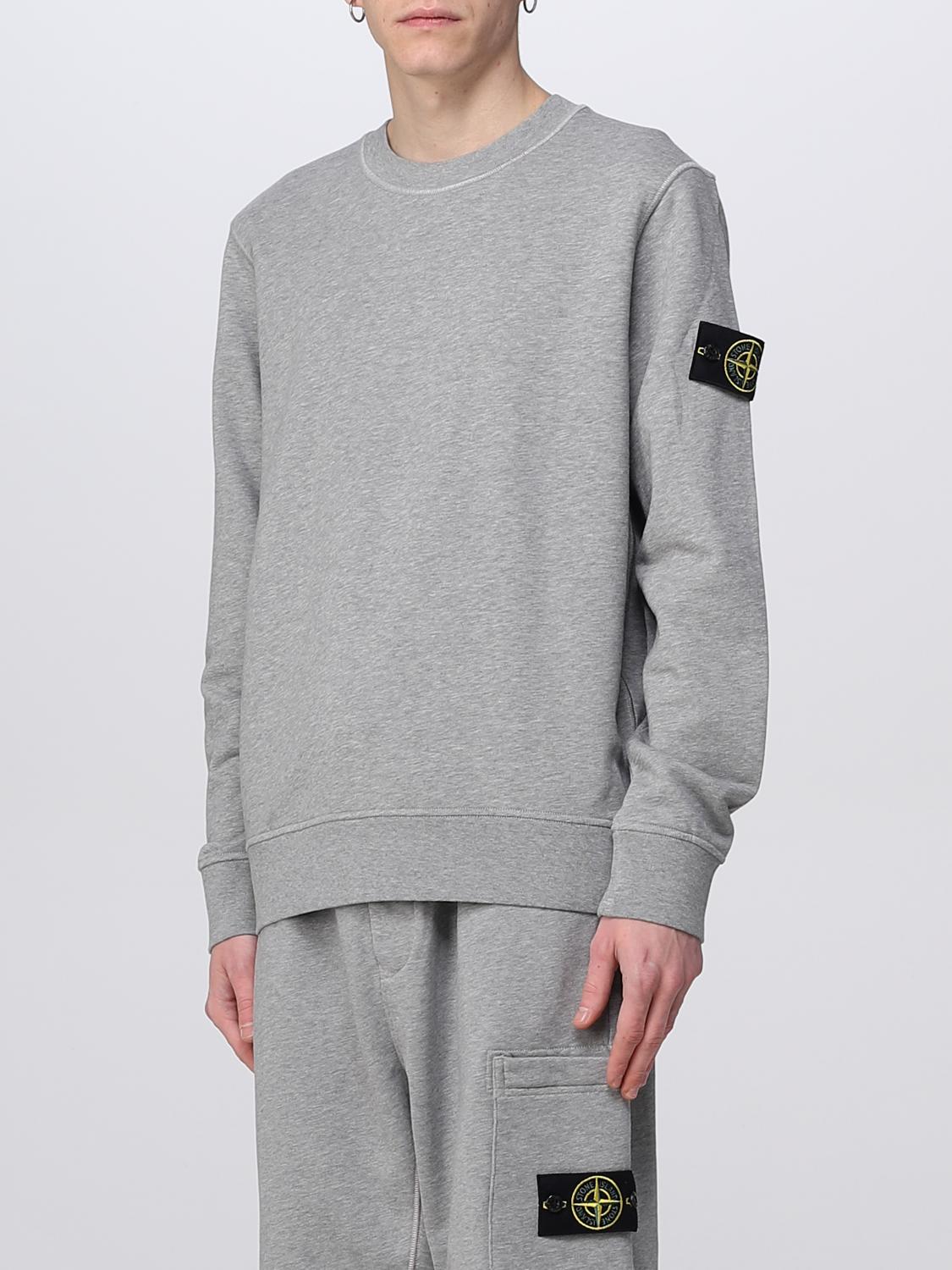 STONE ISLAND スウェットシャツ: スウェットシャツ メンズ Stone Island, グレー - Img 4