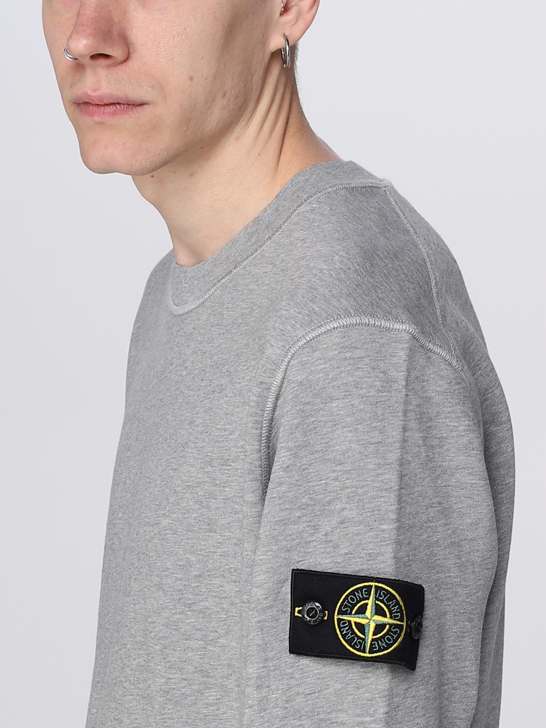STONE ISLAND スウェットシャツ: スウェットシャツ メンズ Stone Island, グレー - Img 5
