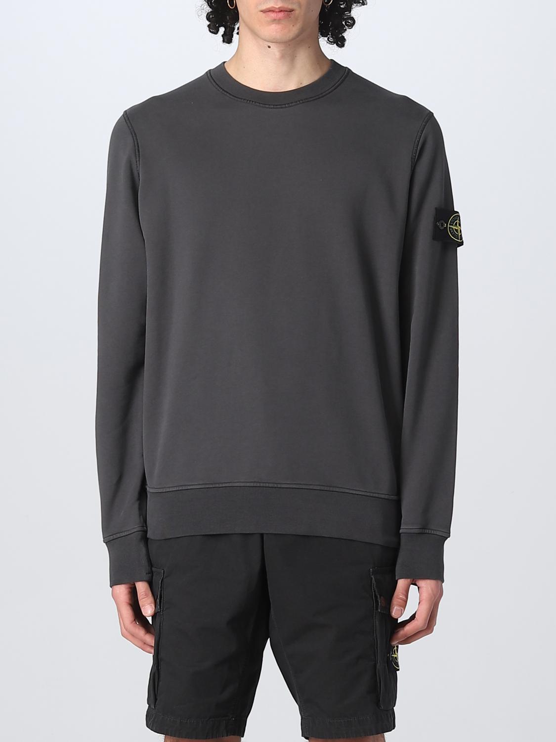STONE ISLAND SWEATSHIRT: Sweatshirt men Stone Island, Charcoal - Img 1