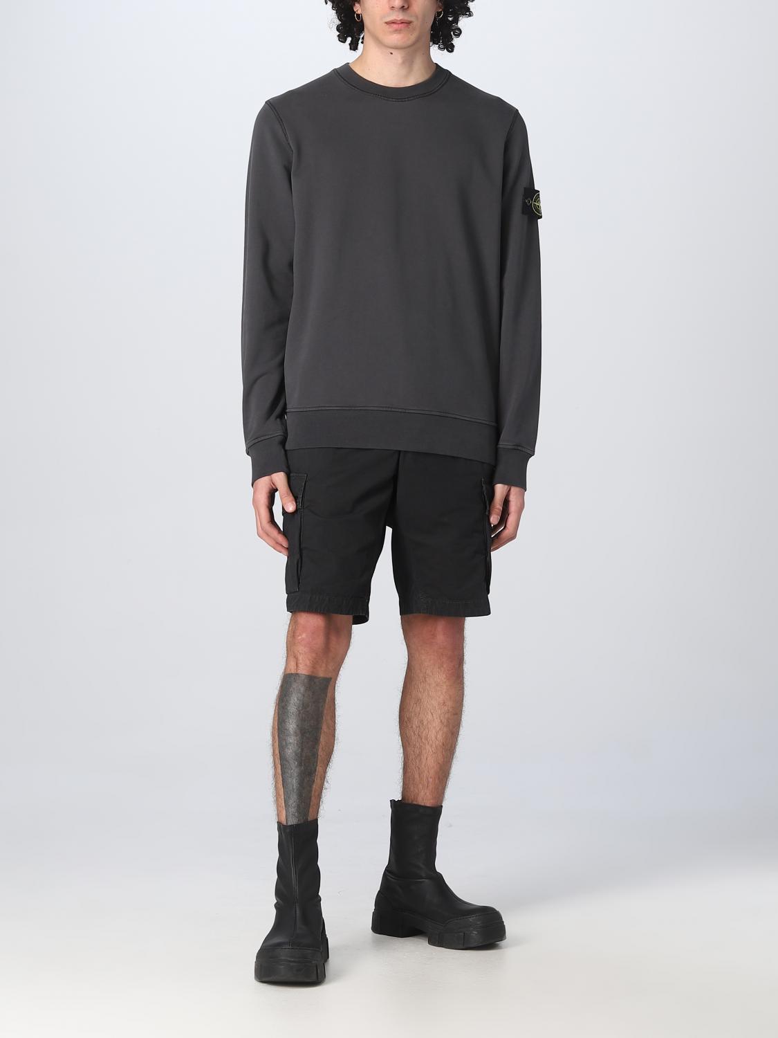 STONE ISLAND SWEATSHIRT: Sweatshirt men Stone Island, Charcoal - Img 2