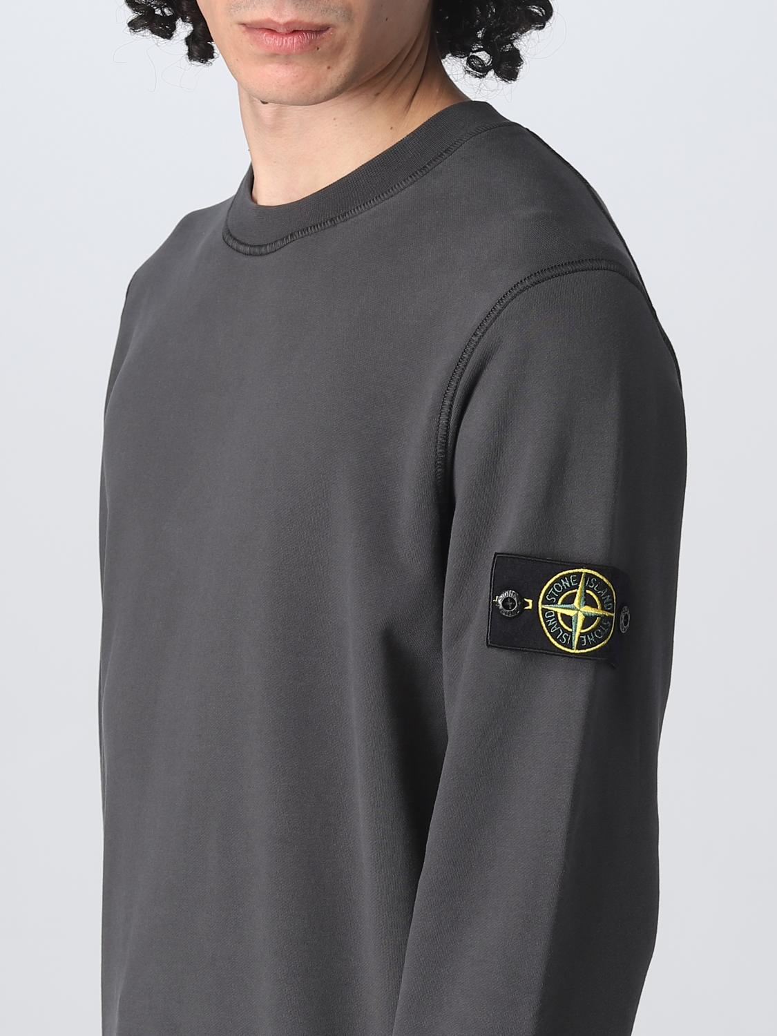 STONE ISLAND SWEATSHIRT: Sweatshirt men Stone Island, Charcoal - Img 5