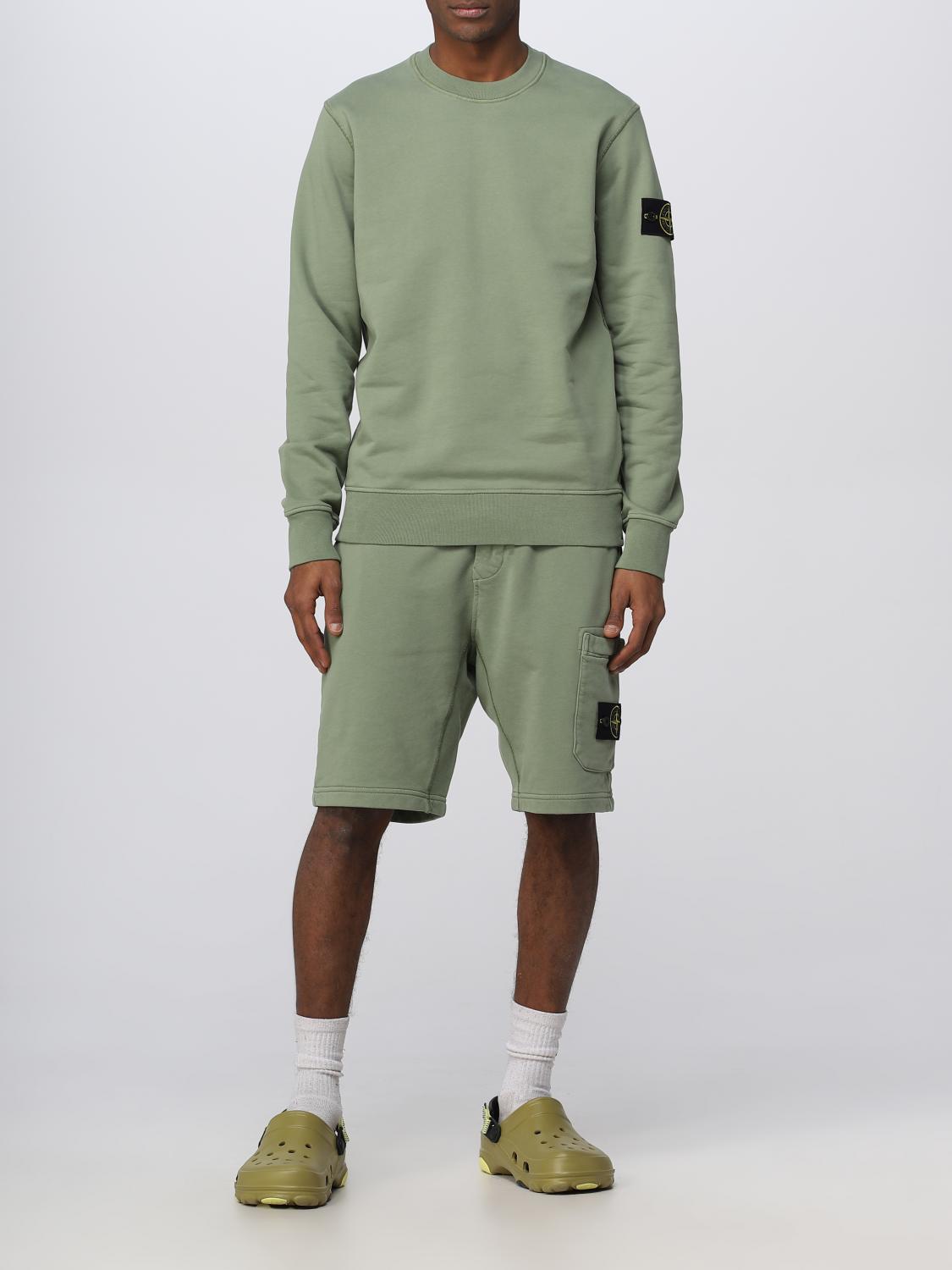 STONE ISLAND SWEATSHIRT: Sweatshirt men Stone Island, Military - Img 2