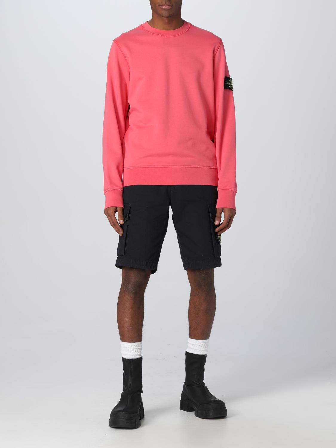 STONE ISLAND SWEATSHIRT: Sweatshirt men Stone Island, Cyclamen - Img 2