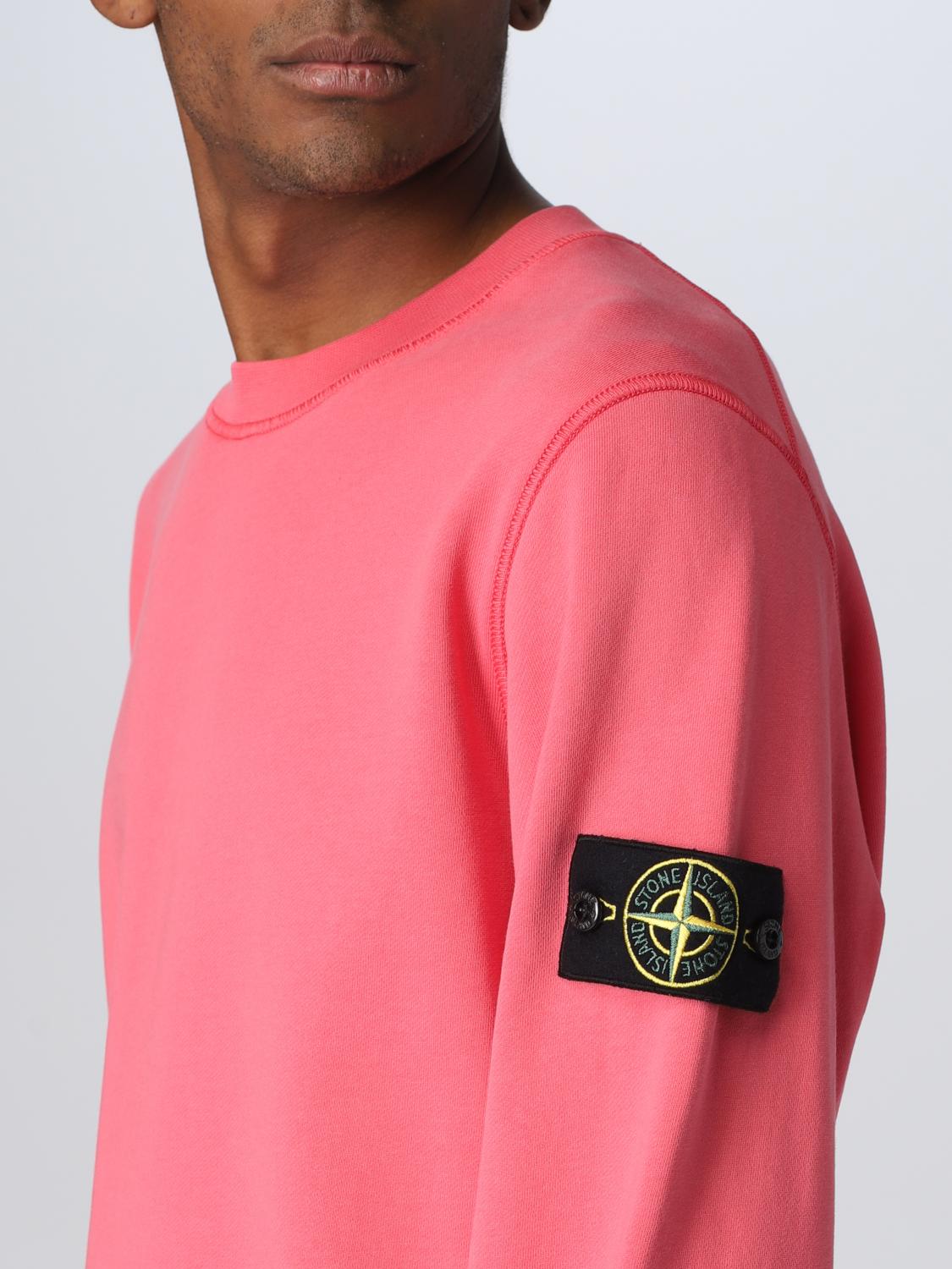 STONE ISLAND SWEATSHIRT: Sweatshirt men Stone Island, Cyclamen - Img 5