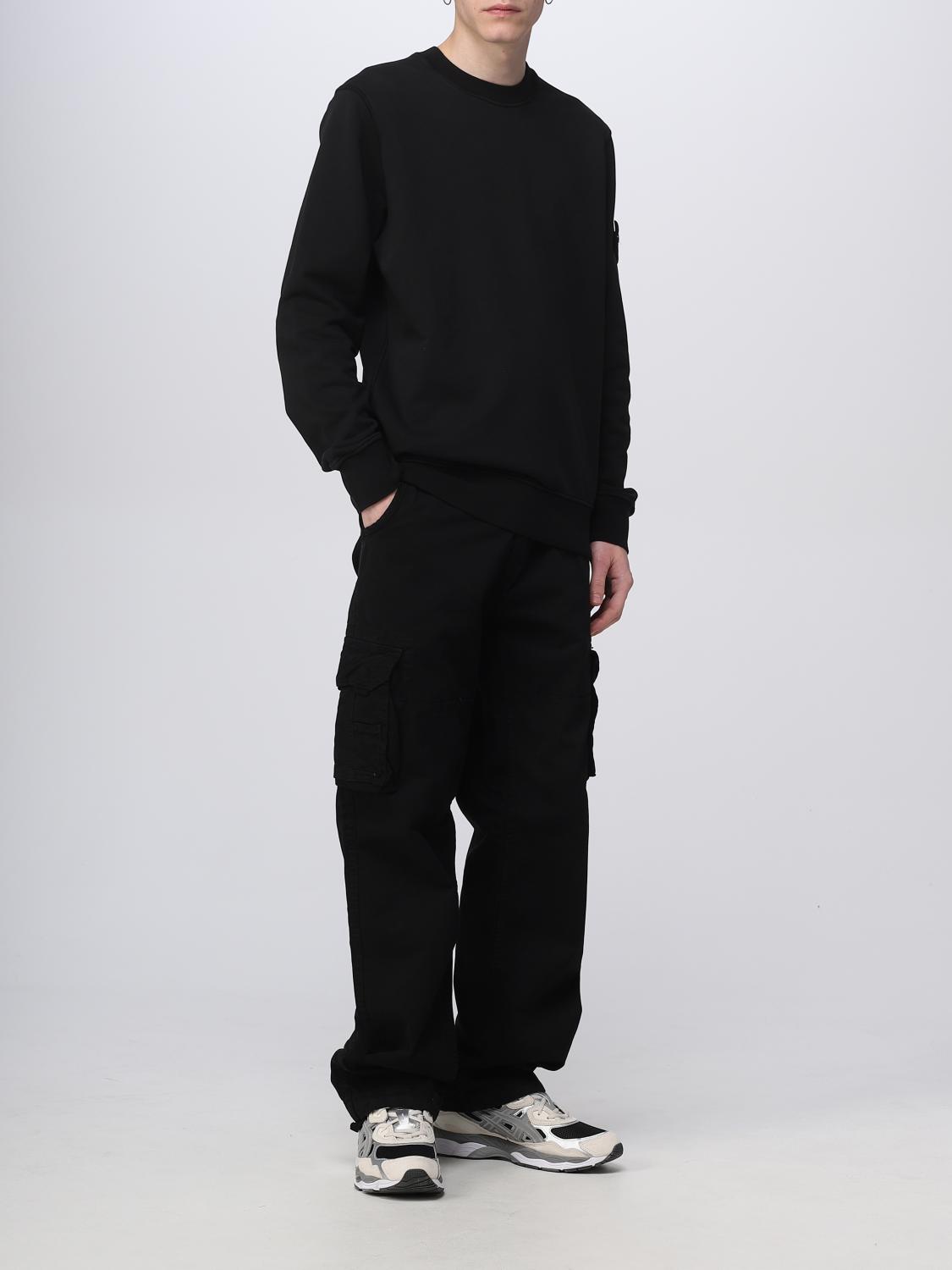 STONE ISLAND スウェットシャツ: スウェットシャツ メンズ Stone Island, ブラック 1 - Img 2