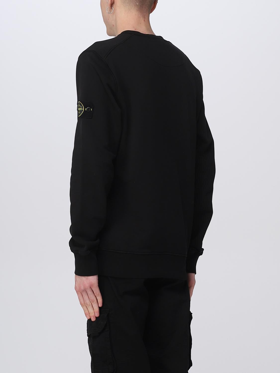 STONE ISLAND スウェットシャツ: スウェットシャツ メンズ Stone Island, ブラック 1 - Img 3