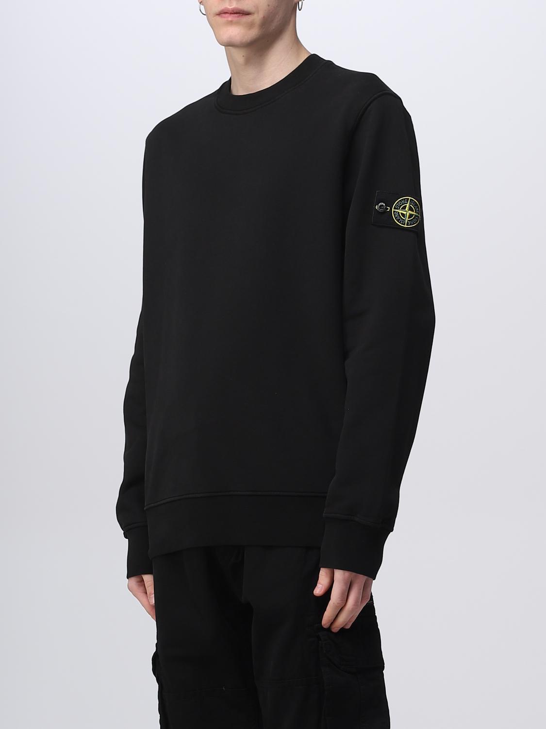 STONE ISLAND スウェットシャツ: スウェットシャツ メンズ Stone Island, ブラック 1 - Img 4