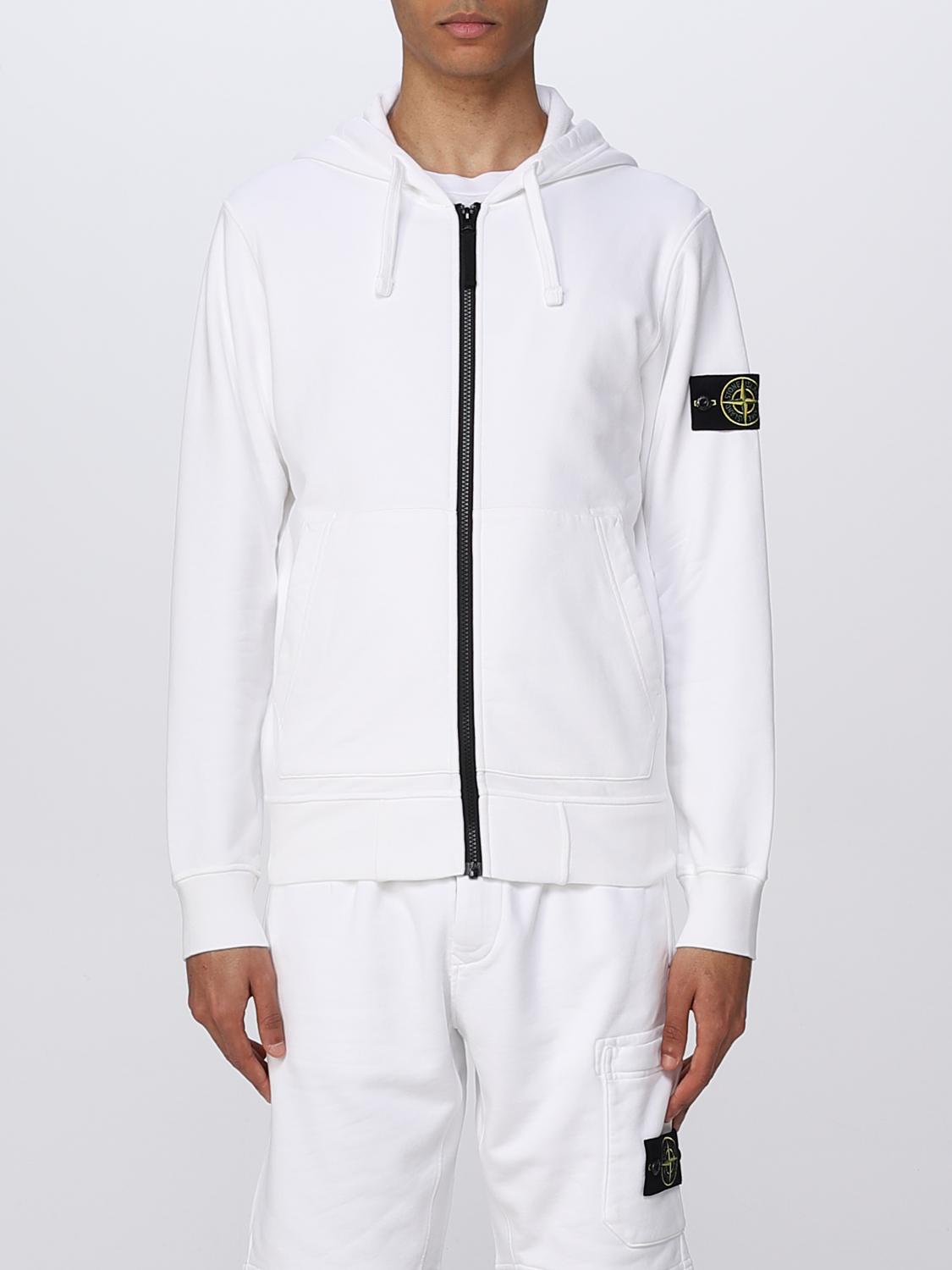 STONE ISLAND SWEATSHIRT: Sweatshirt herren Stone Island, Weiß - Img 1