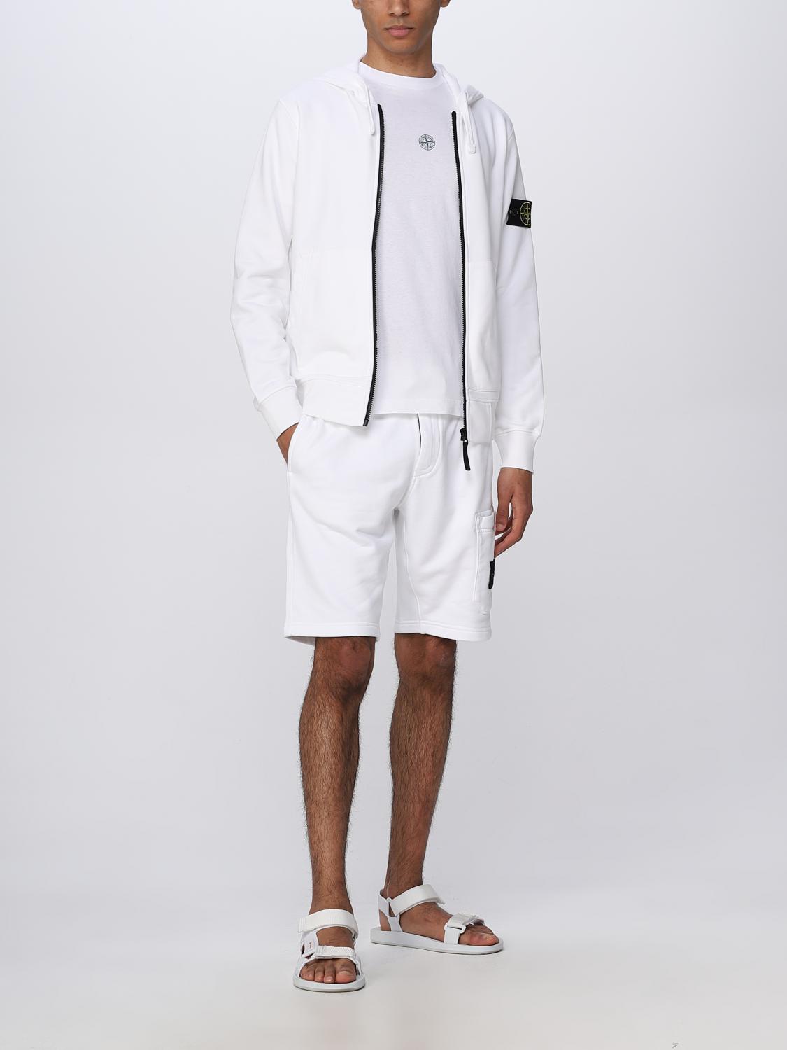 STONE ISLAND SWEATSHIRT: Sweatshirt herren Stone Island, Weiß - Img 2