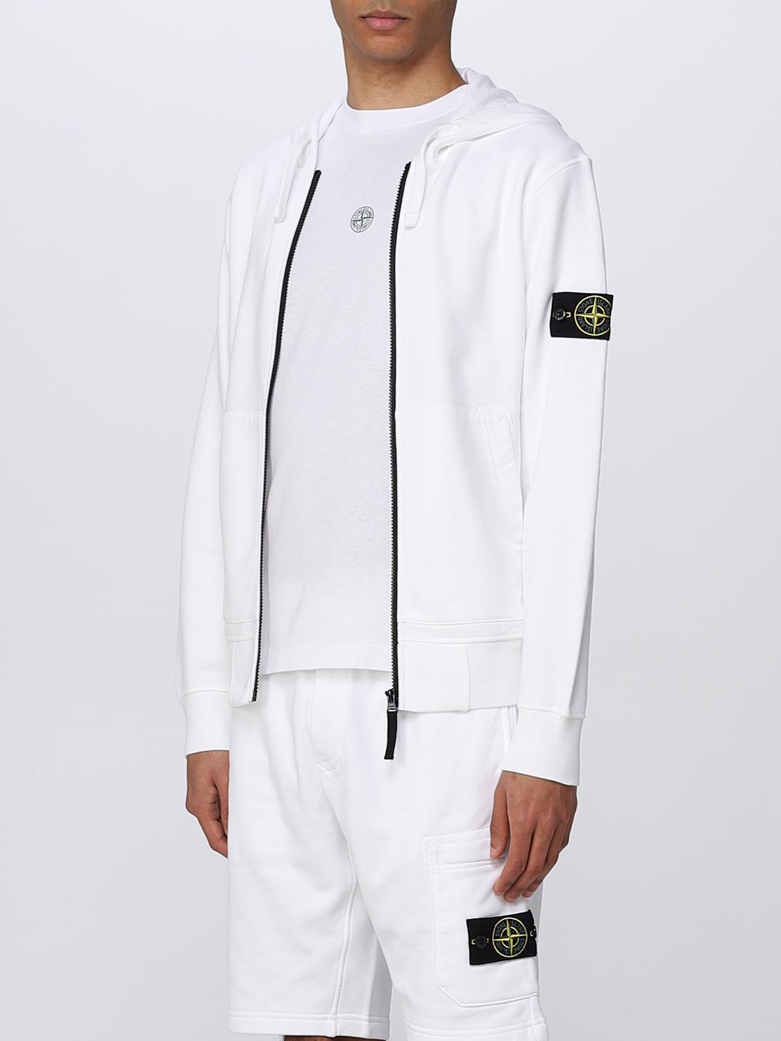 STONE ISLAND SWEATSHIRT: Sweatshirt herren Stone Island, Weiß - Img 4