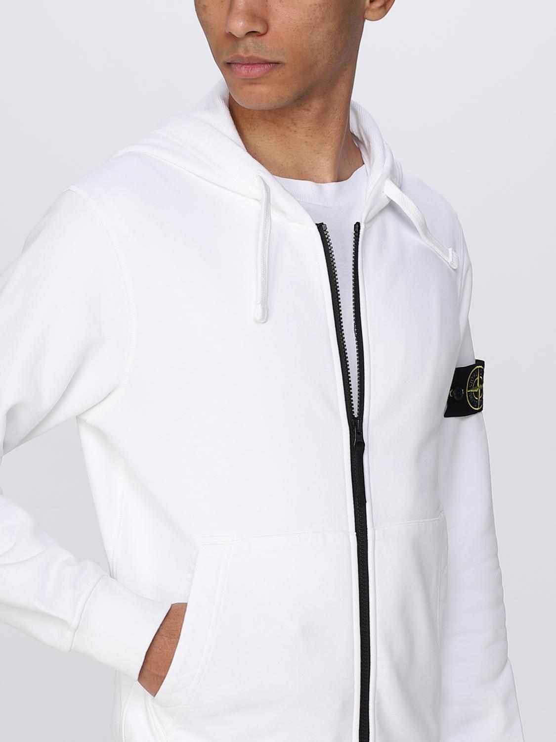 STONE ISLAND SWEATSHIRT: Sweatshirt herren Stone Island, Weiß - Img 5