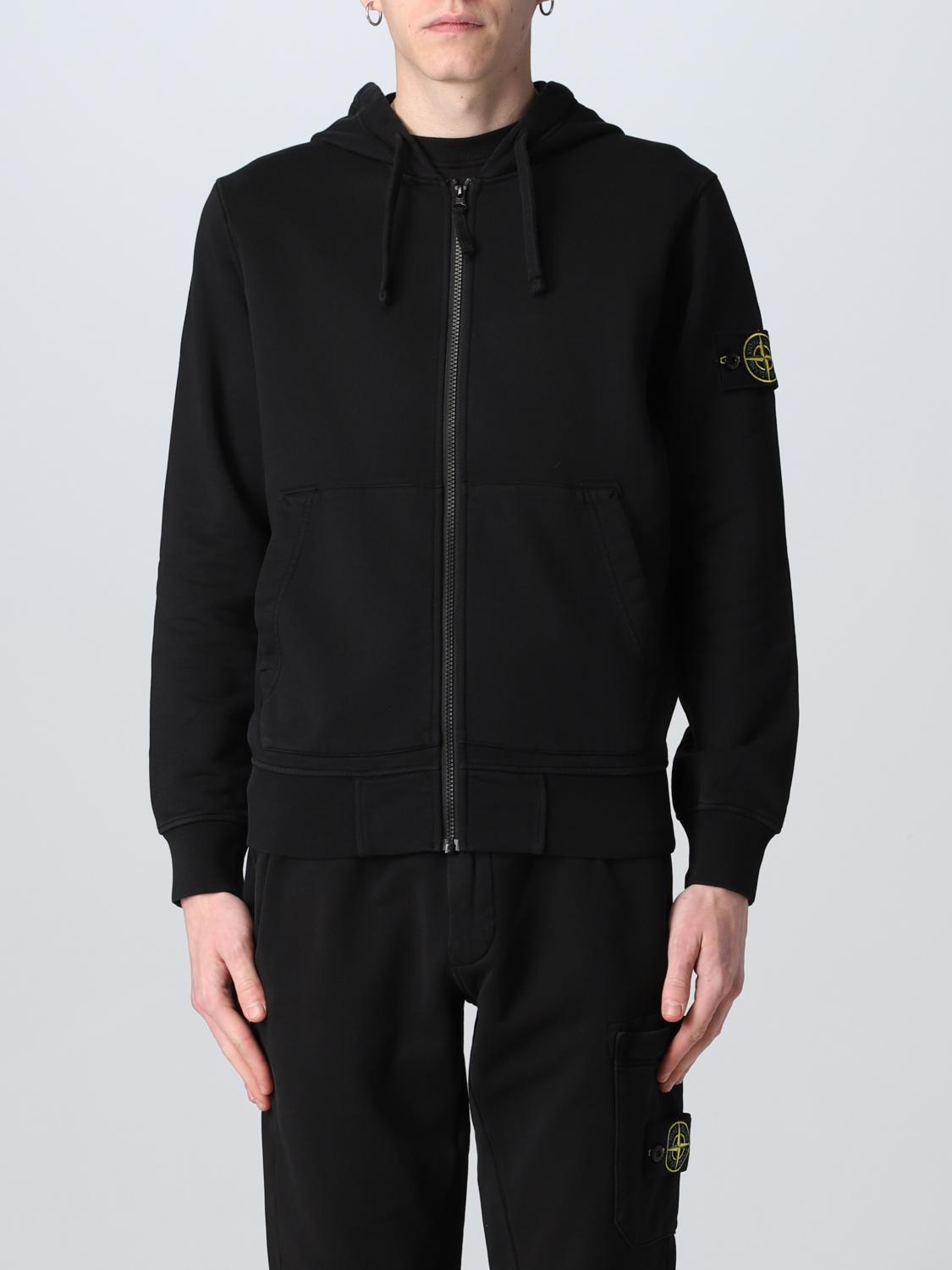 STONE ISLAND SUDADERA: Sudadera hombre Stone Island, Negro - Img 1