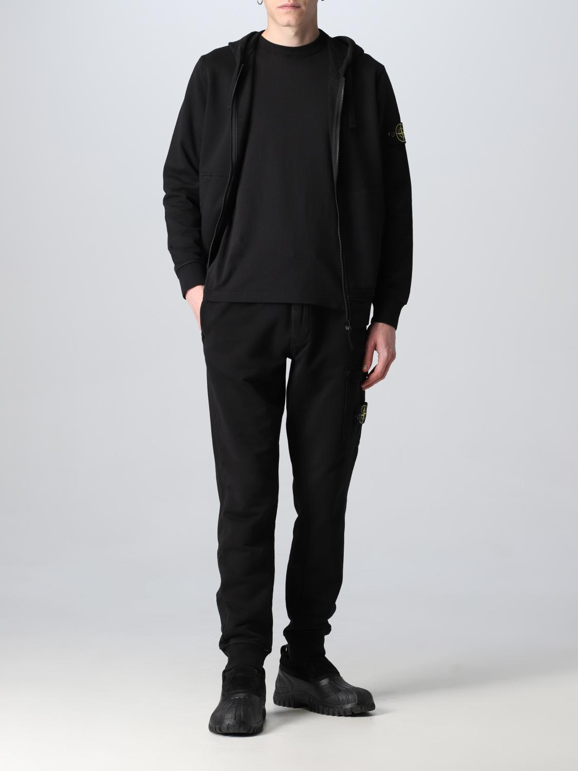 STONE ISLAND SUDADERA: Sudadera hombre Stone Island, Negro - Img 2