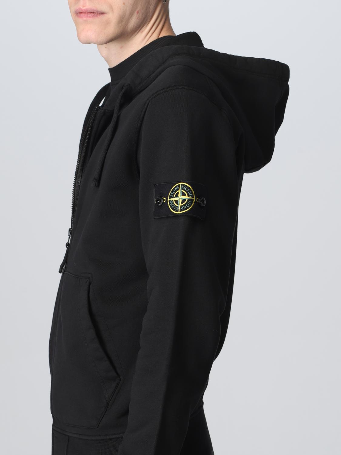 STONE ISLAND SUDADERA: Sudadera hombre Stone Island, Negro - Img 5